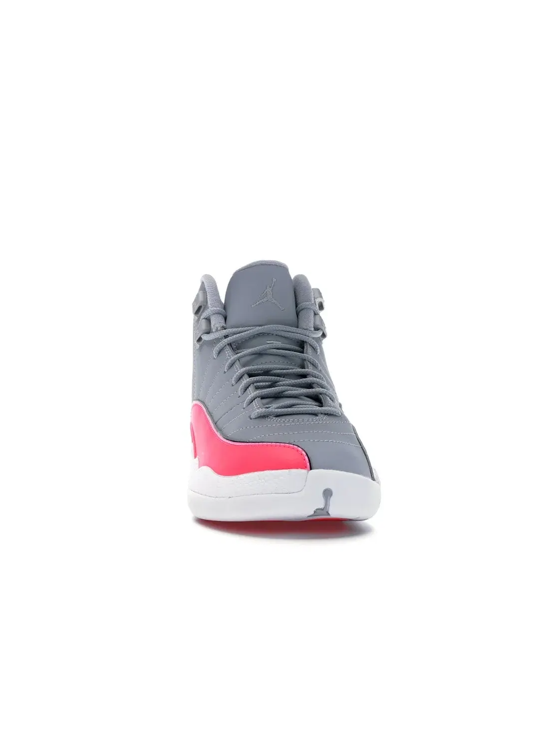 Детские кроссовки для активного отдыха Jordan 12 Retro Jordan — изображение 2 из 4, серый/розовый-черный