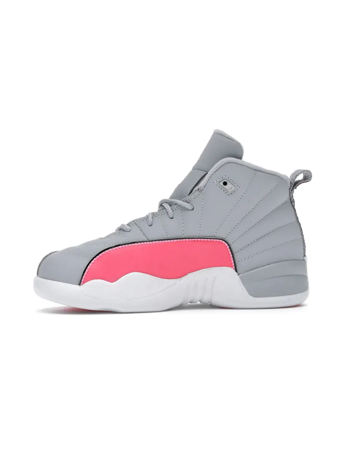 Детские кроссовки Lifestyle Jordan 12 Retro Jordan — изображение 3 из 4, серый/розовый-черный