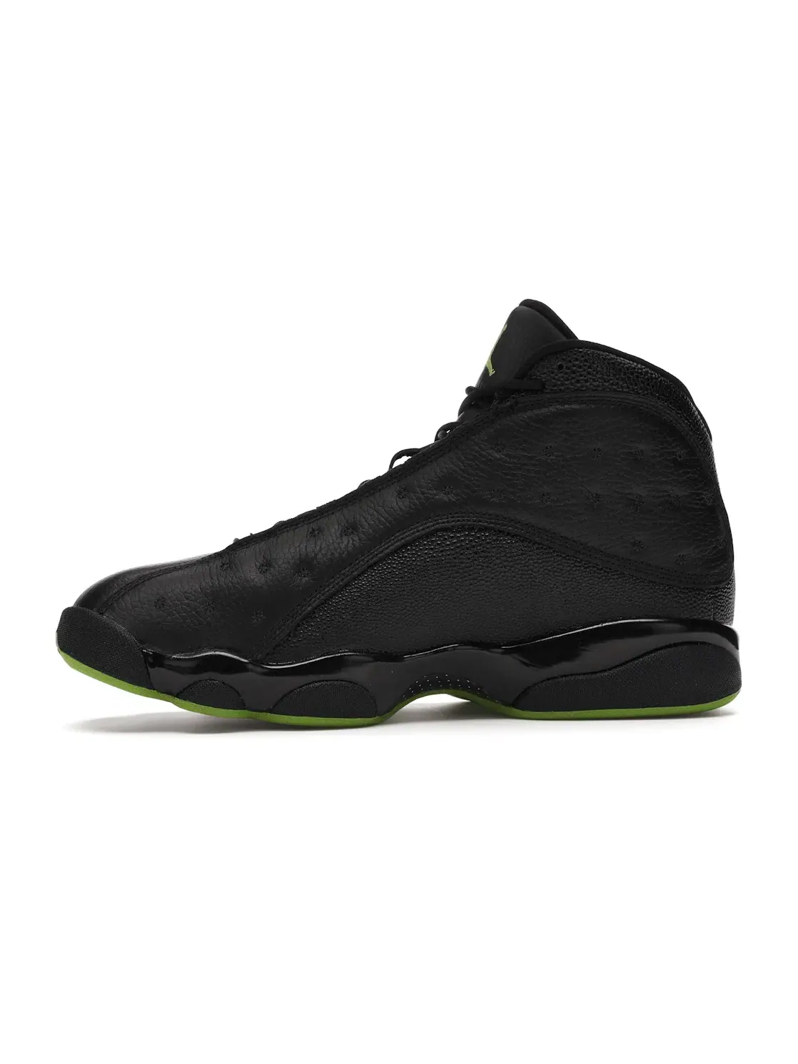 Мужские кроссовки с кожаным верхом Jordan 13 Retro — изображение 3 из 4, черный/зеленый