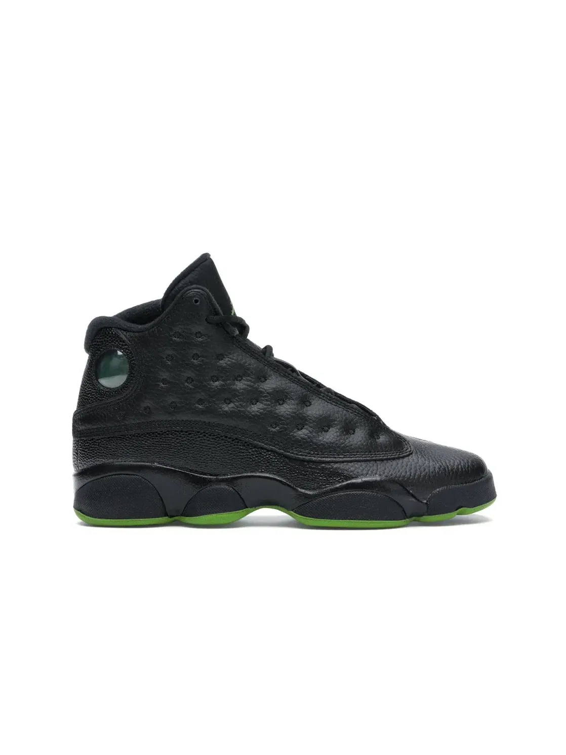 Детские кроссовки Lifestyle с цветовыми акцентами Jordan 13 Retro — изображение 1 из 4, черный/зеленый