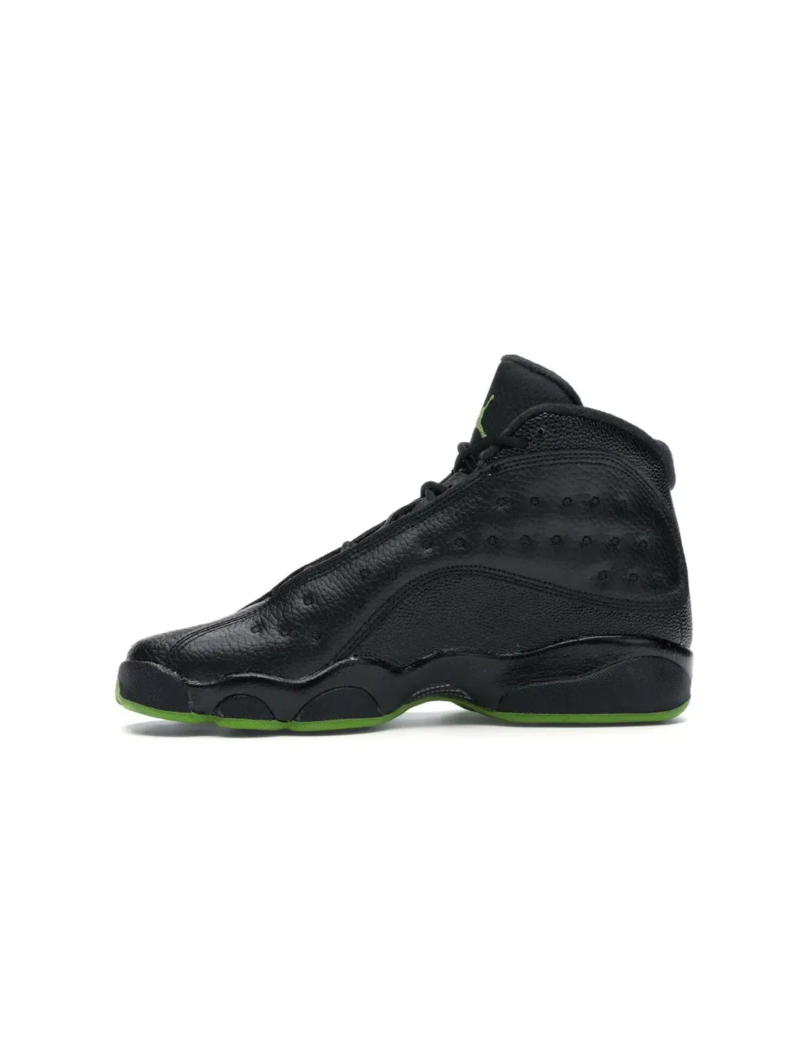 Детские кроссовки Lifestyle с цветовыми акцентами Jordan 13 Retro — изображение 3 из 4, черный/зеленый