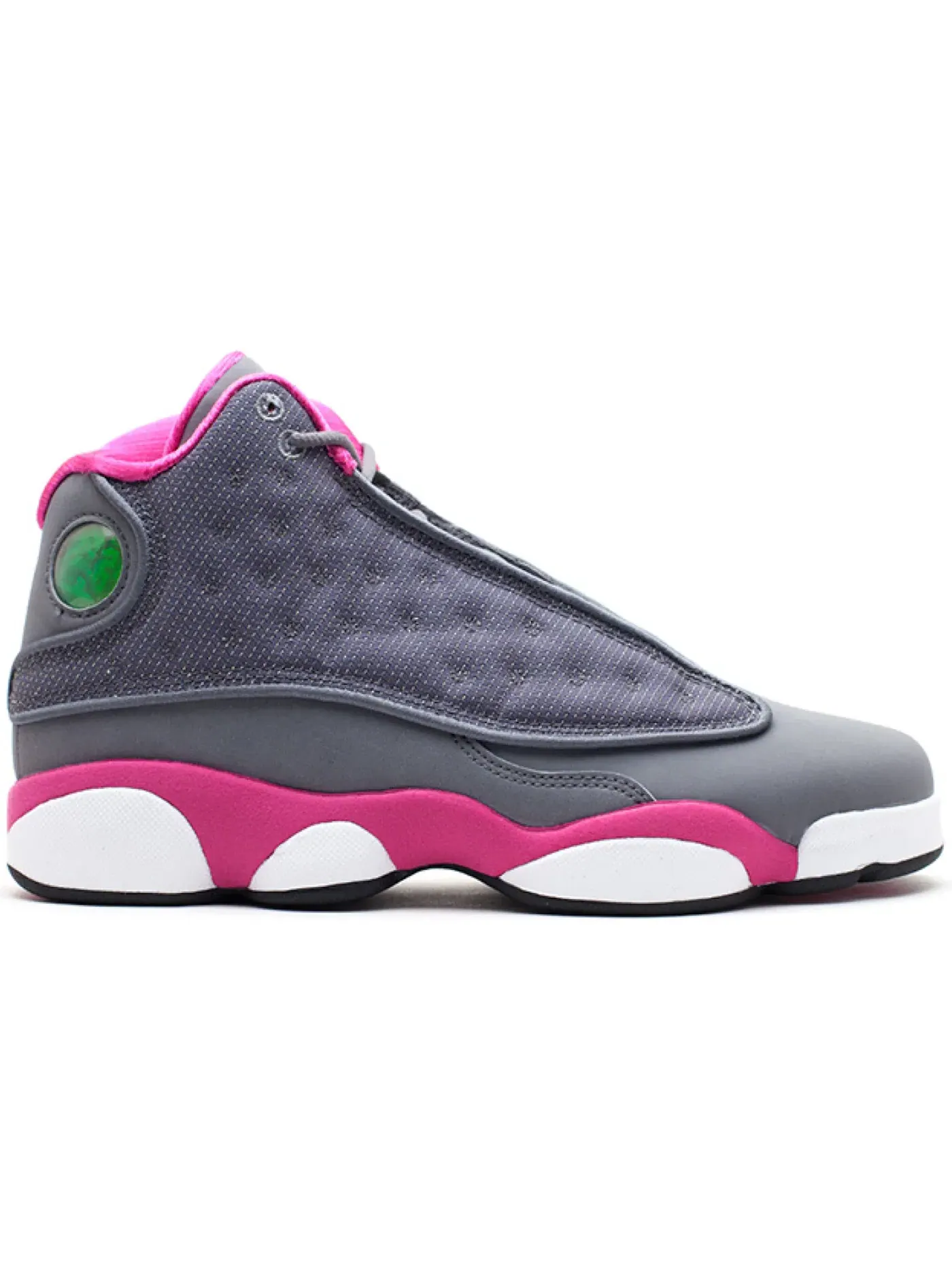 Детские кроссовки Lifestyle с контрастными элементами Jordan 13 Retro Jordan — изображение 1 из 1, серый/розовый-белый