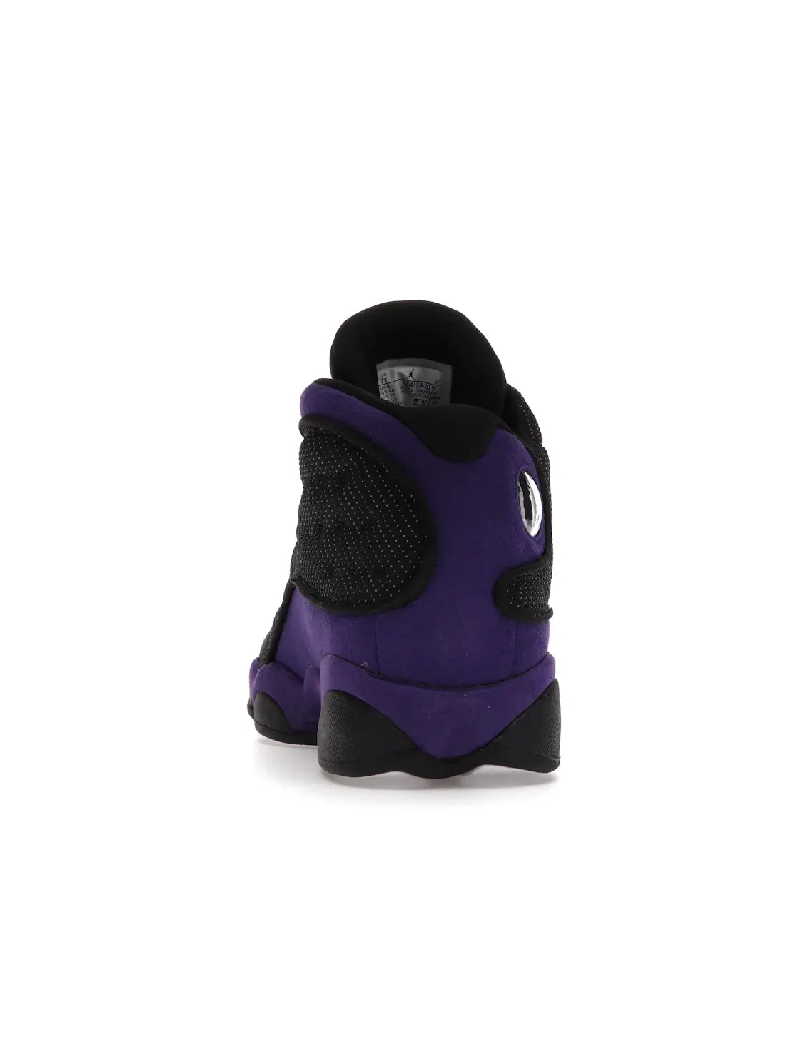 Детские кроссовки с верхом из замши и кожи Jordan 13 Retro — изображение 4 из 4, черный/фиолетовый-белый