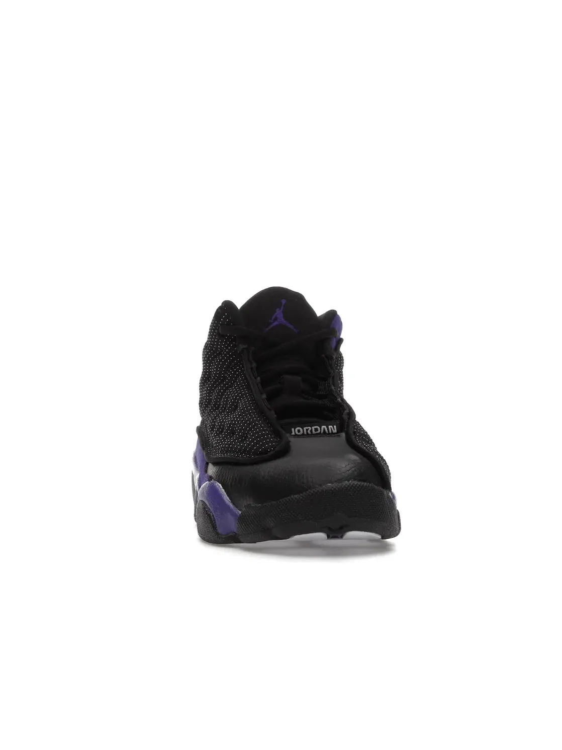 Детские кроссовки с контрастным дизайном Jordan 13 Retro Jordan — изображение 2 из 4, черный/фиолетовый-белый