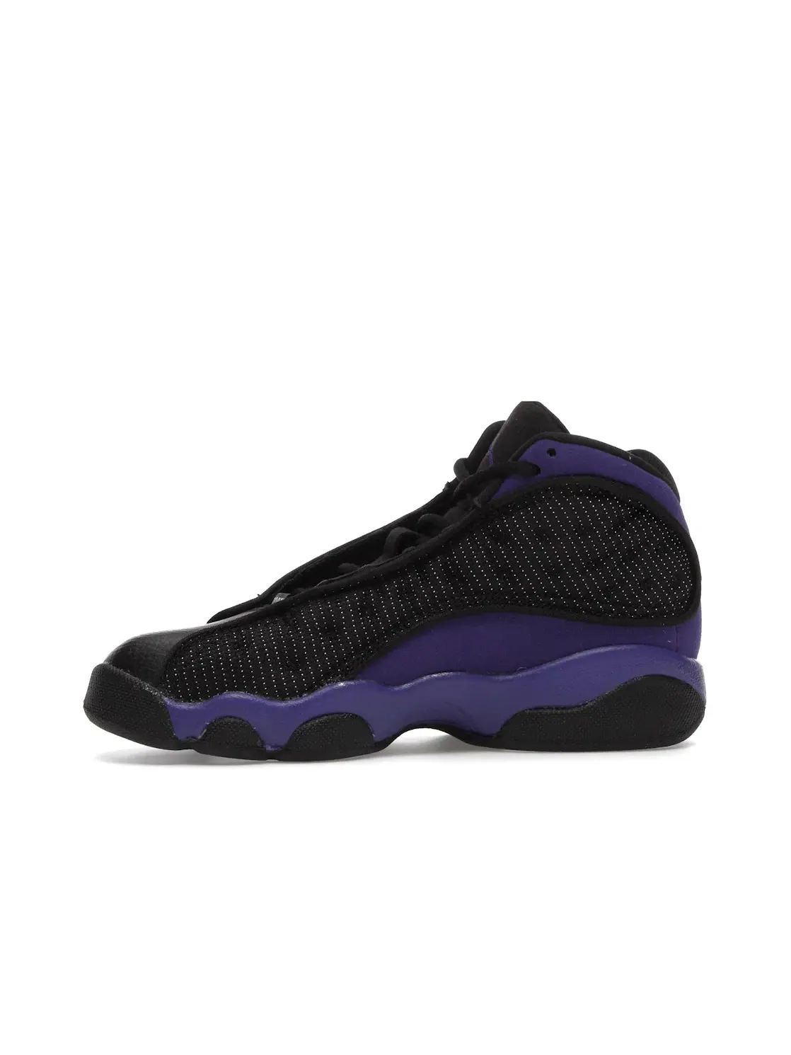 Детские кроссовки с контрастным дизайном Jordan 13 Retro Jordan — изображение 3 из 4, черный/фиолетовый-белый
