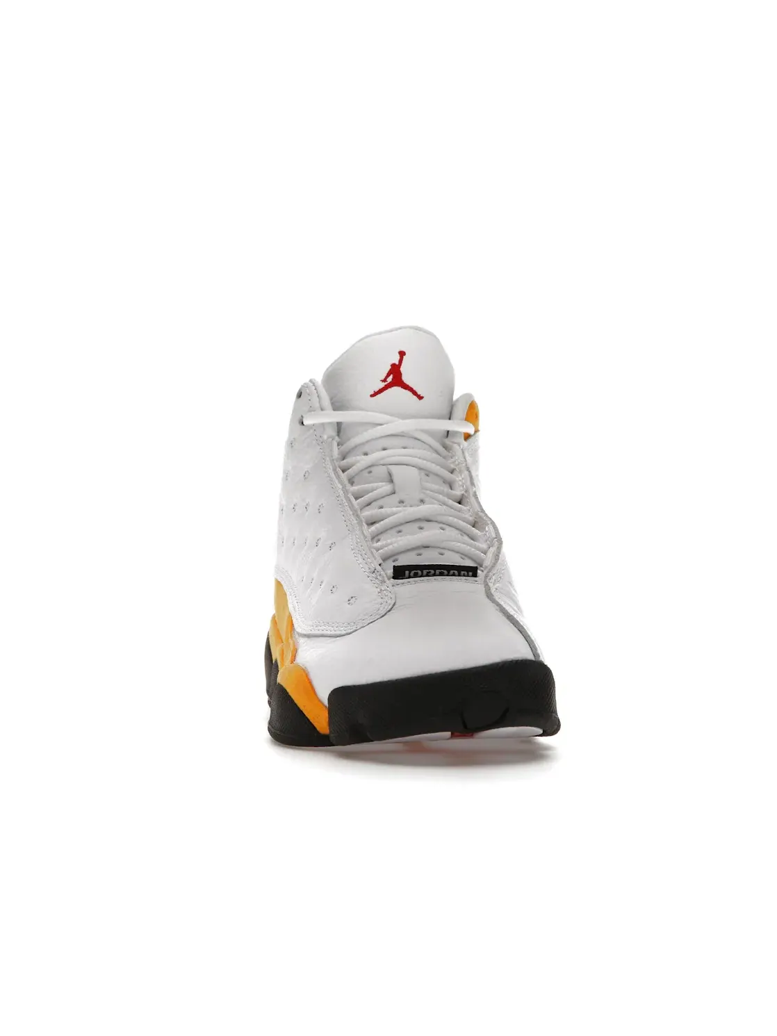Детские кроссовки с замшевыми накладками Jordan 13 Retro Jordan — изображение 2 из 4, белый/красный//черный
