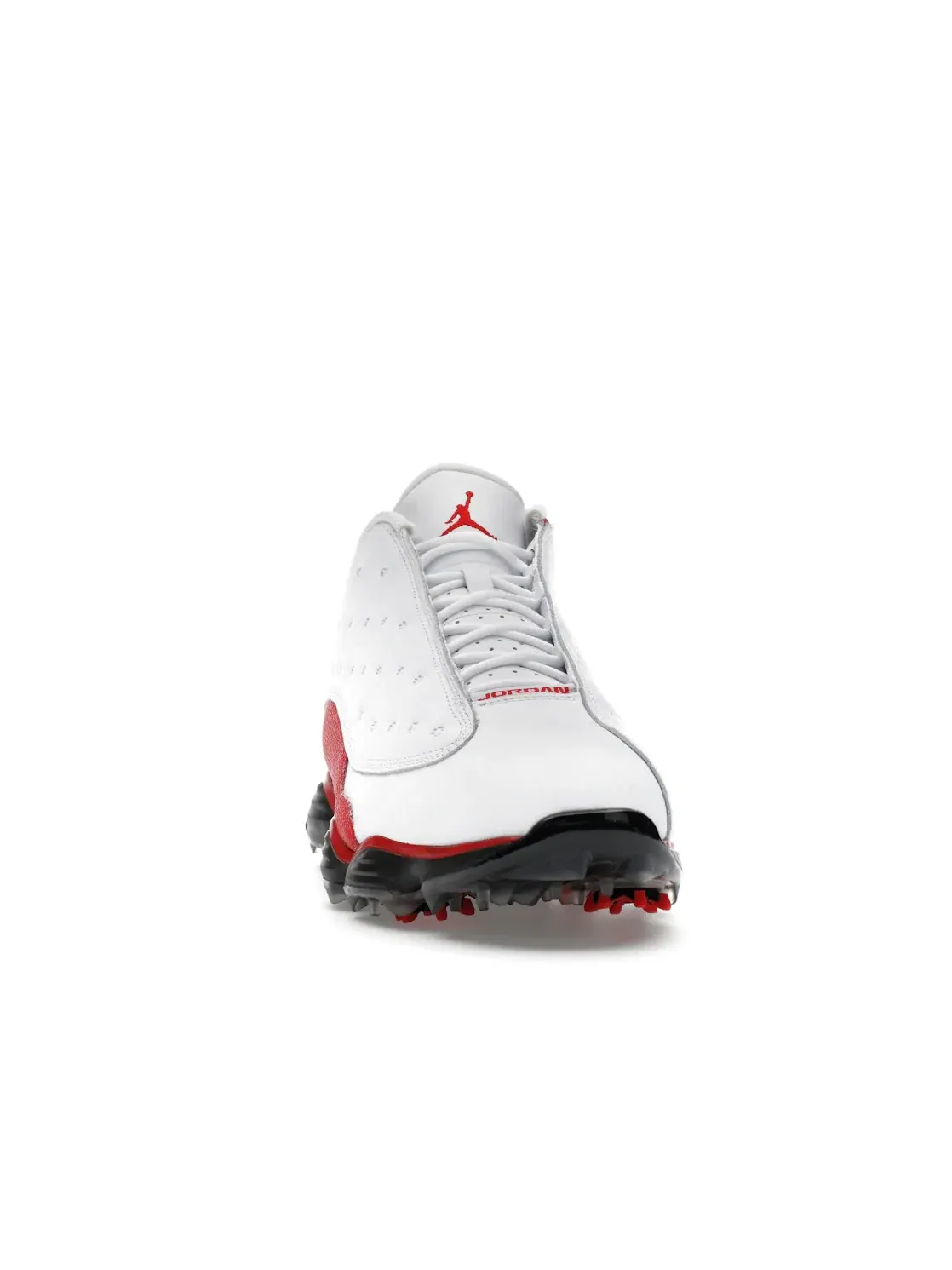 Мужские гольф-туфли с кожаным верхом Jordan 13 Retro Golf Cleat Jordan — изображение 2 из 4, белый/красный