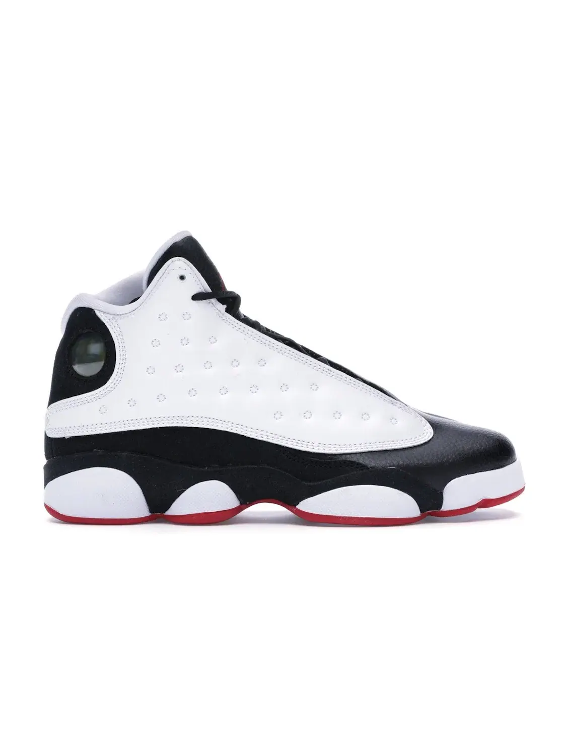 Детские кроссовки с верхом из кожи, модель Jordan 13 Retro Jordan — изображение 1 из 4, белый/красный-черный