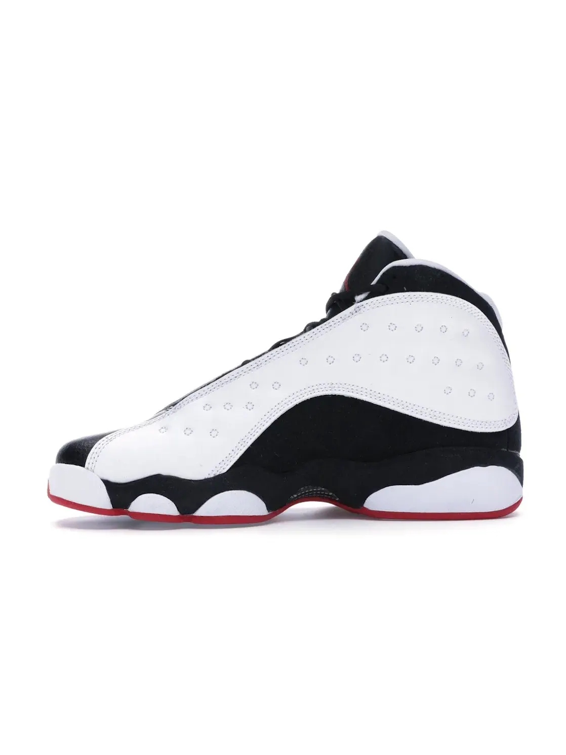 Детские кроссовки с верхом из кожи, модель Jordan 13 Retro Jordan — изображение 3 из 4, белый/красный-черный