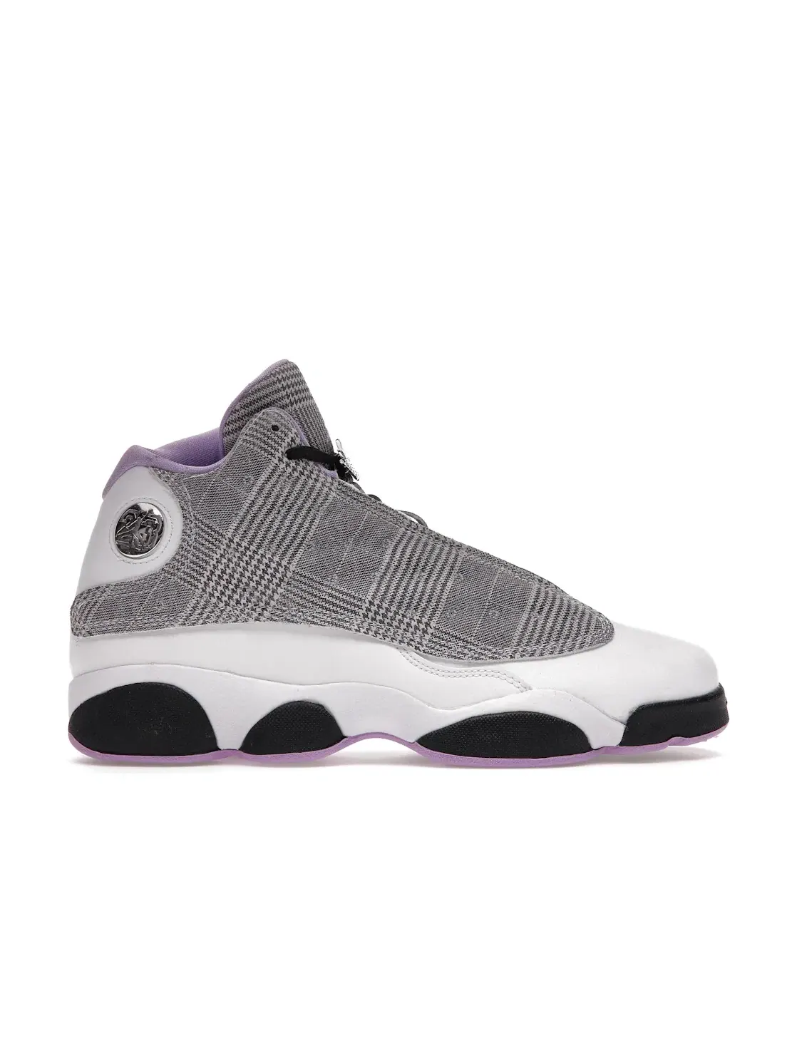 Детские кроссовки Lifestyle с принтом Houndstooth Jordan 13 Retro Jordan — изображение 1 из 4, черный/-белый