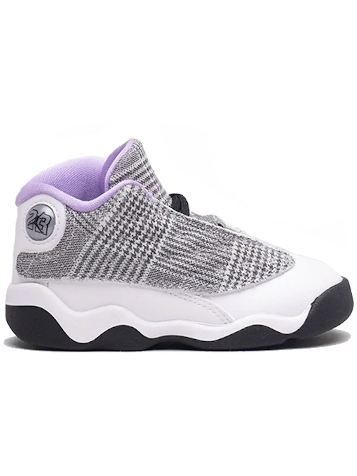 Детские кроссовки с принтом Jordan 13 Retro Jordan — изображение 1 из 1, черный/-белый