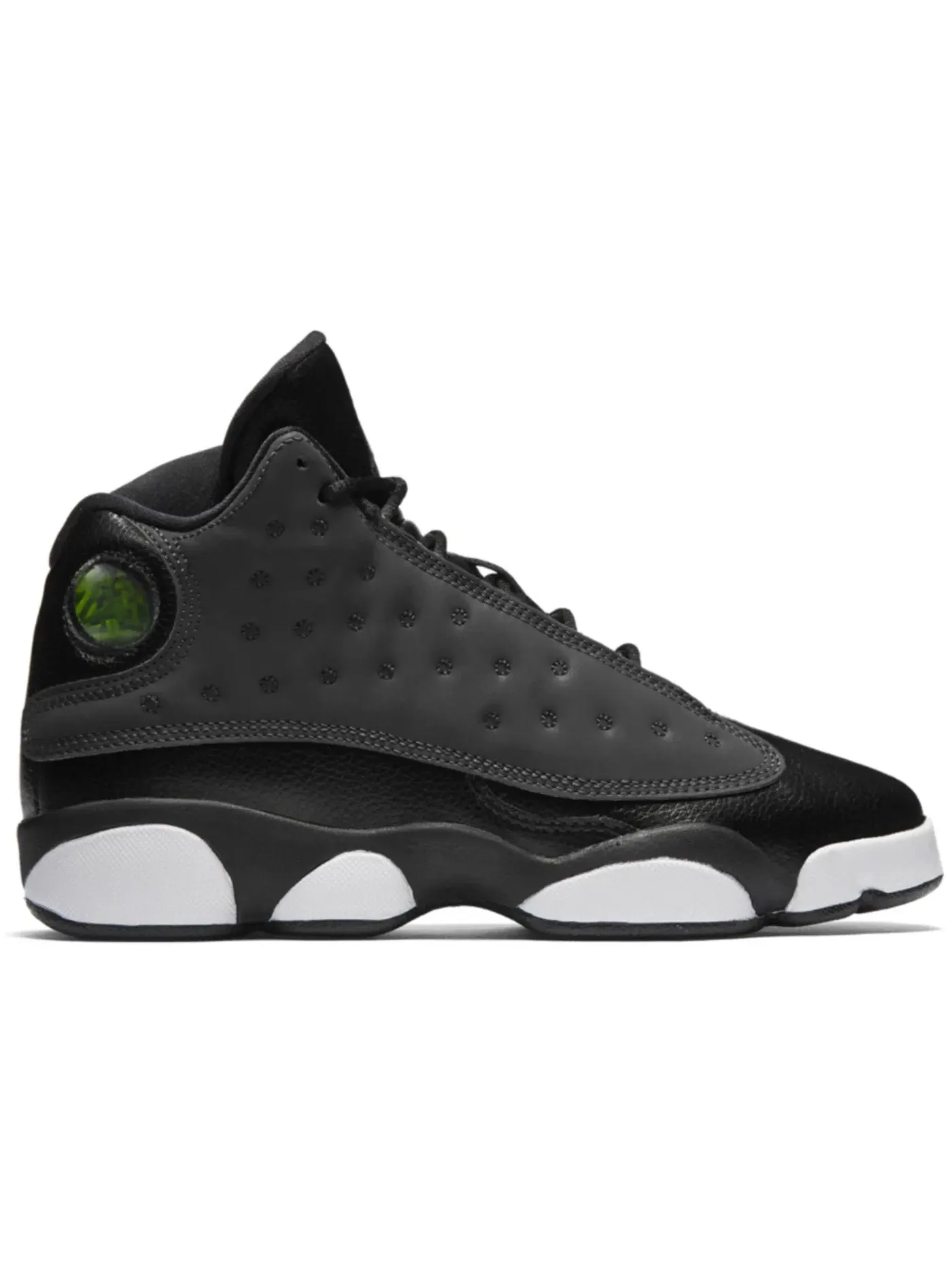 Детские кроссовки для мальчиков с принтом Jordan 13 Retro Jordan — изображение 1 из 1, черный/--розовый-белый