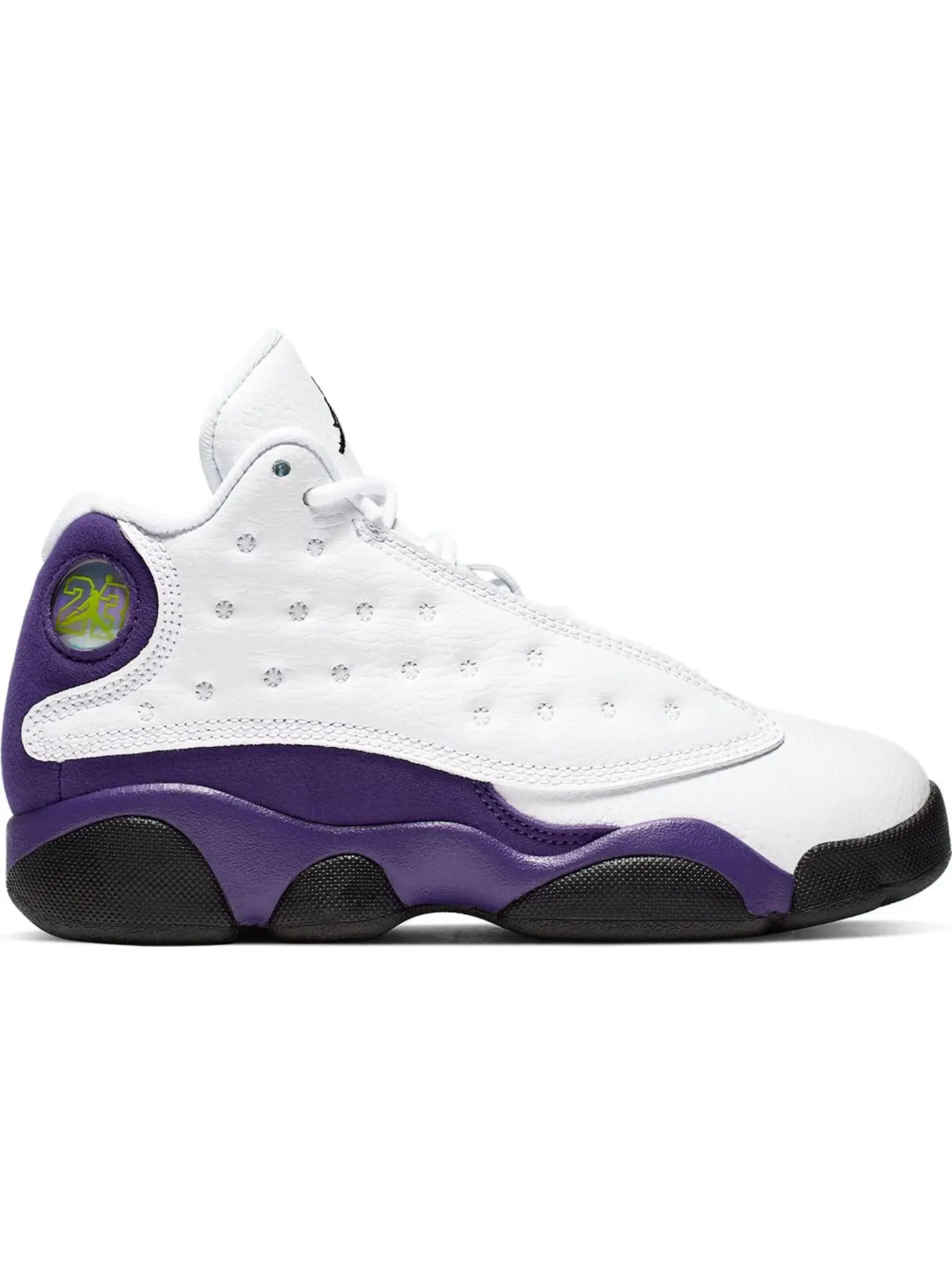 Детские кроссовки для мальчиков с принтом Jordan 13 Retro Lakers Jordan — изображение 1 из 1