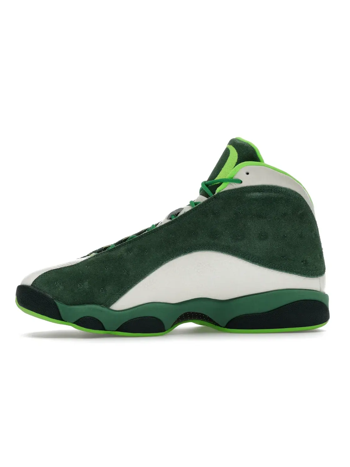 Мужские кроссовки Lifestyle Jordan 13 Retro Jordan — изображение 3 из 4, зеленый/белый-зеленый