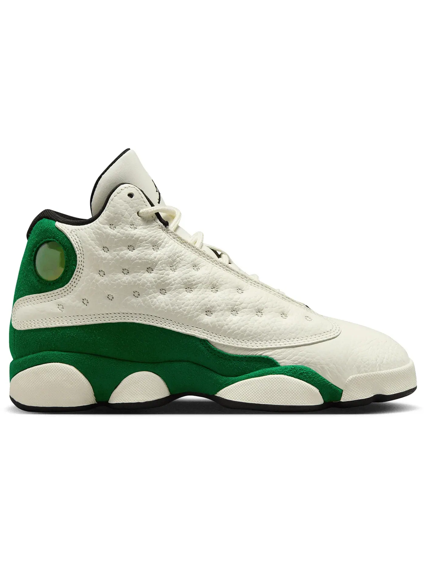 Детские кроссовки Lifestyle с контрастными акцентами Jordan 13 Retro — изображение 1 из 1, черный-зеленый