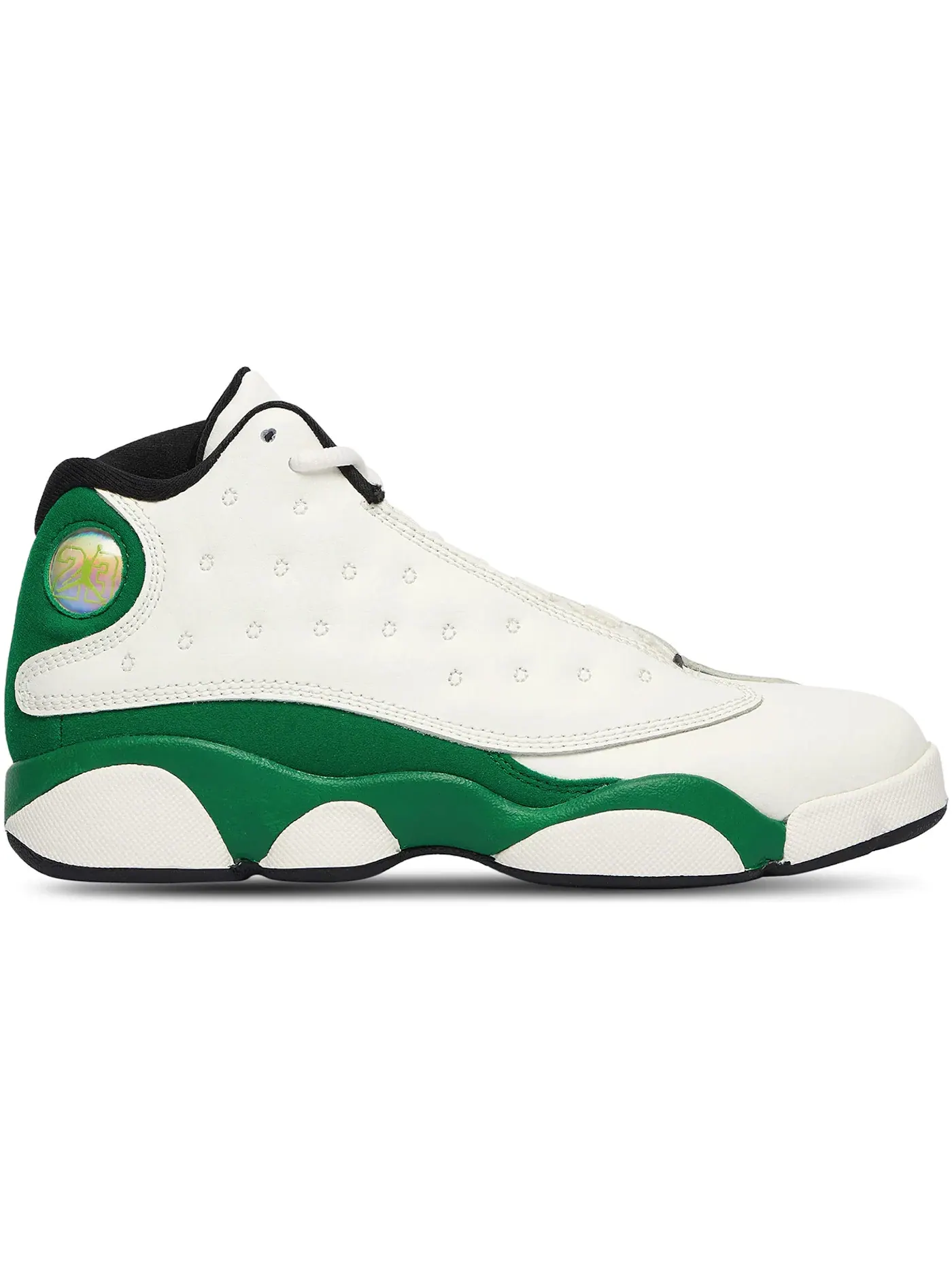 Детские кроссовки Lifestyle с закрытым носком Jordan 13 Retro Jordan — изображение 1 из 1, черный-зеленый