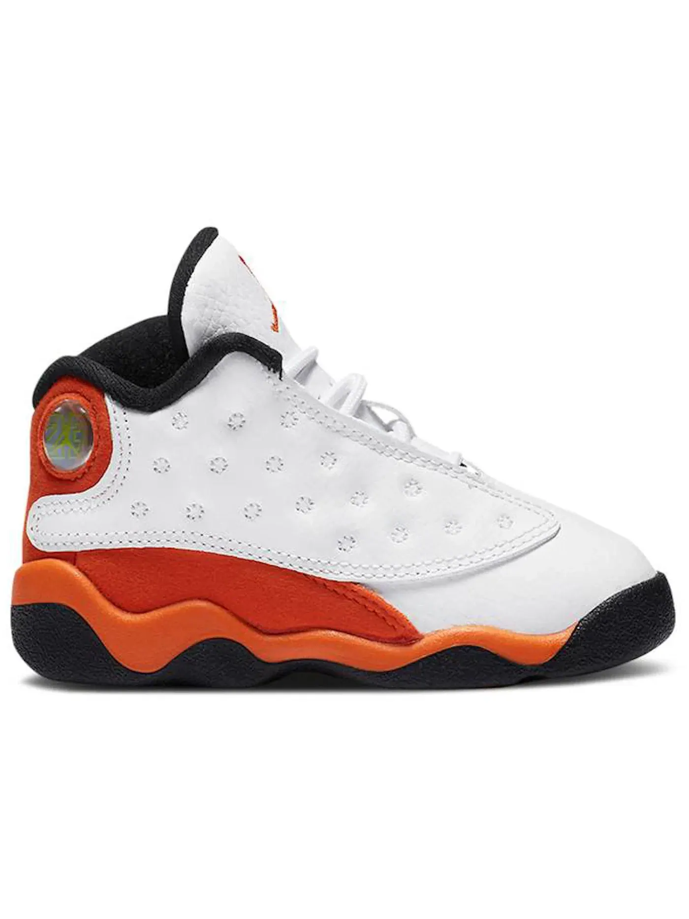 Детские кроссовки Lifestyle с принтом Jordan 13 Retro Starfish (TD) Jordan — изображение 1 из 1, белый белый черный