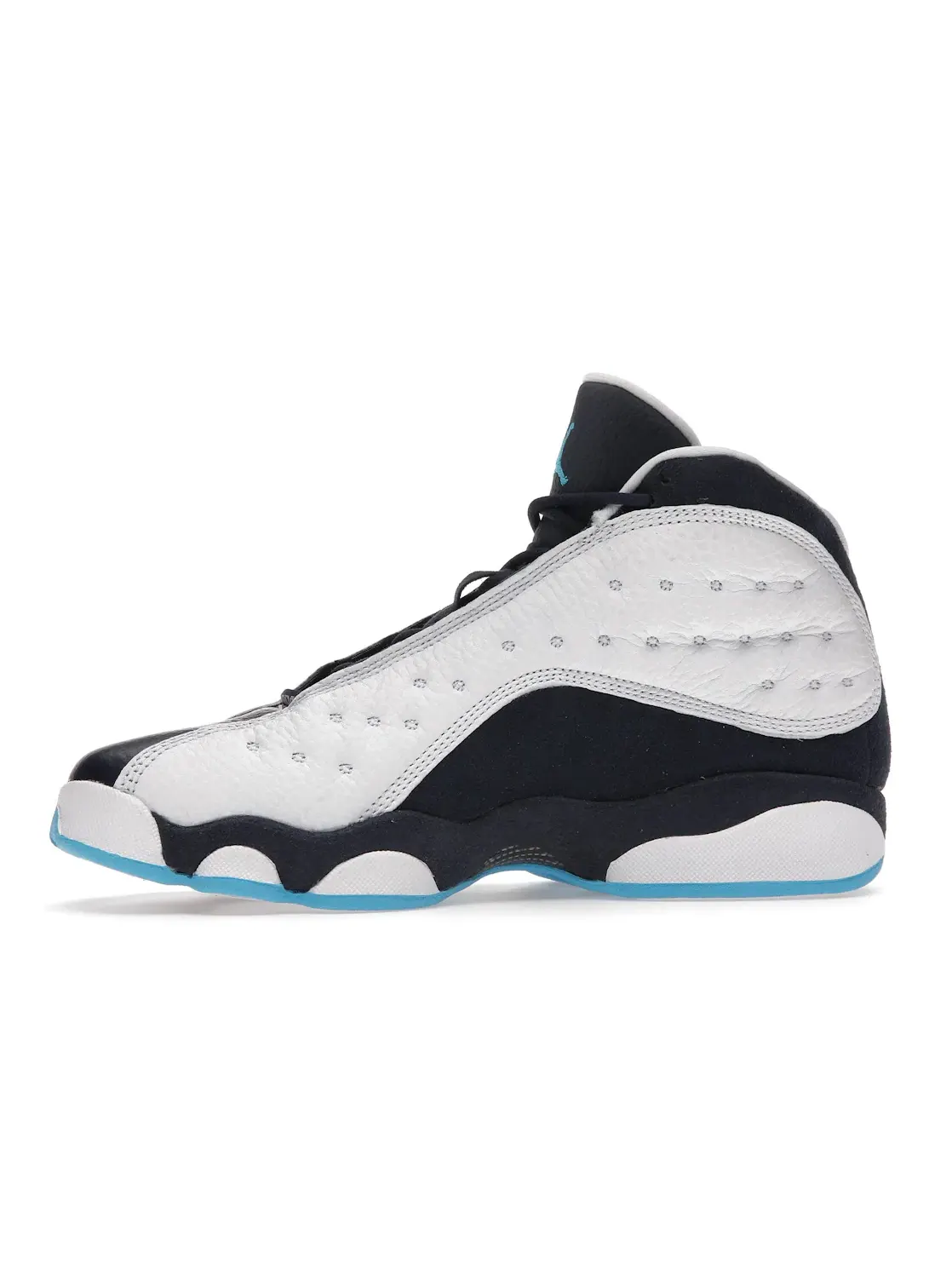 Детские кроссовки Lifestyle с кожаным верхом Jordan 13 Retro — изображение 3 из 4, белый/-темный синий