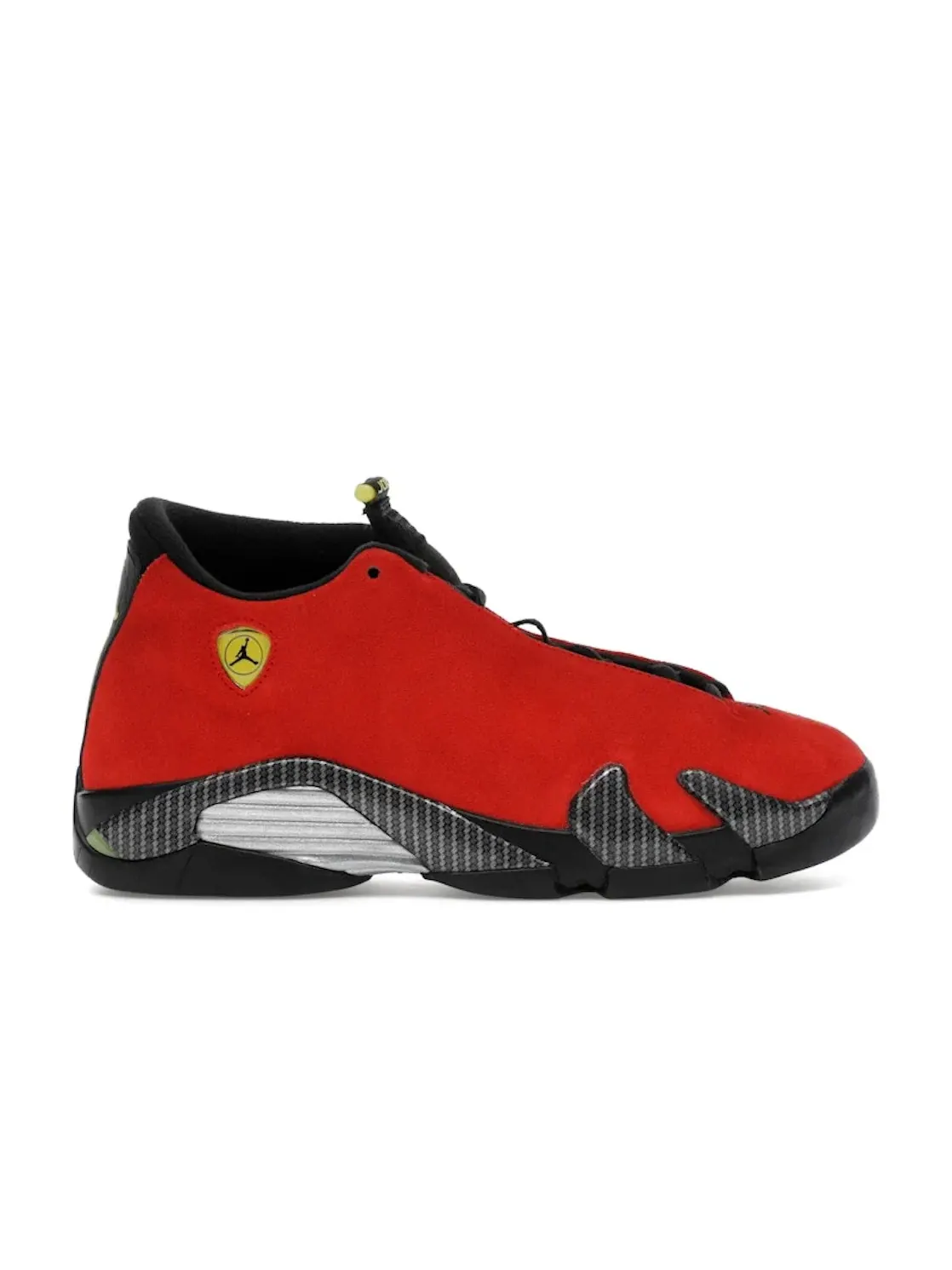 Детские кроссовки Lifestyle с дизайном Ferrari Jordan 14 Retro Jordan — изображение 1 из 4, красный/черный-желтый