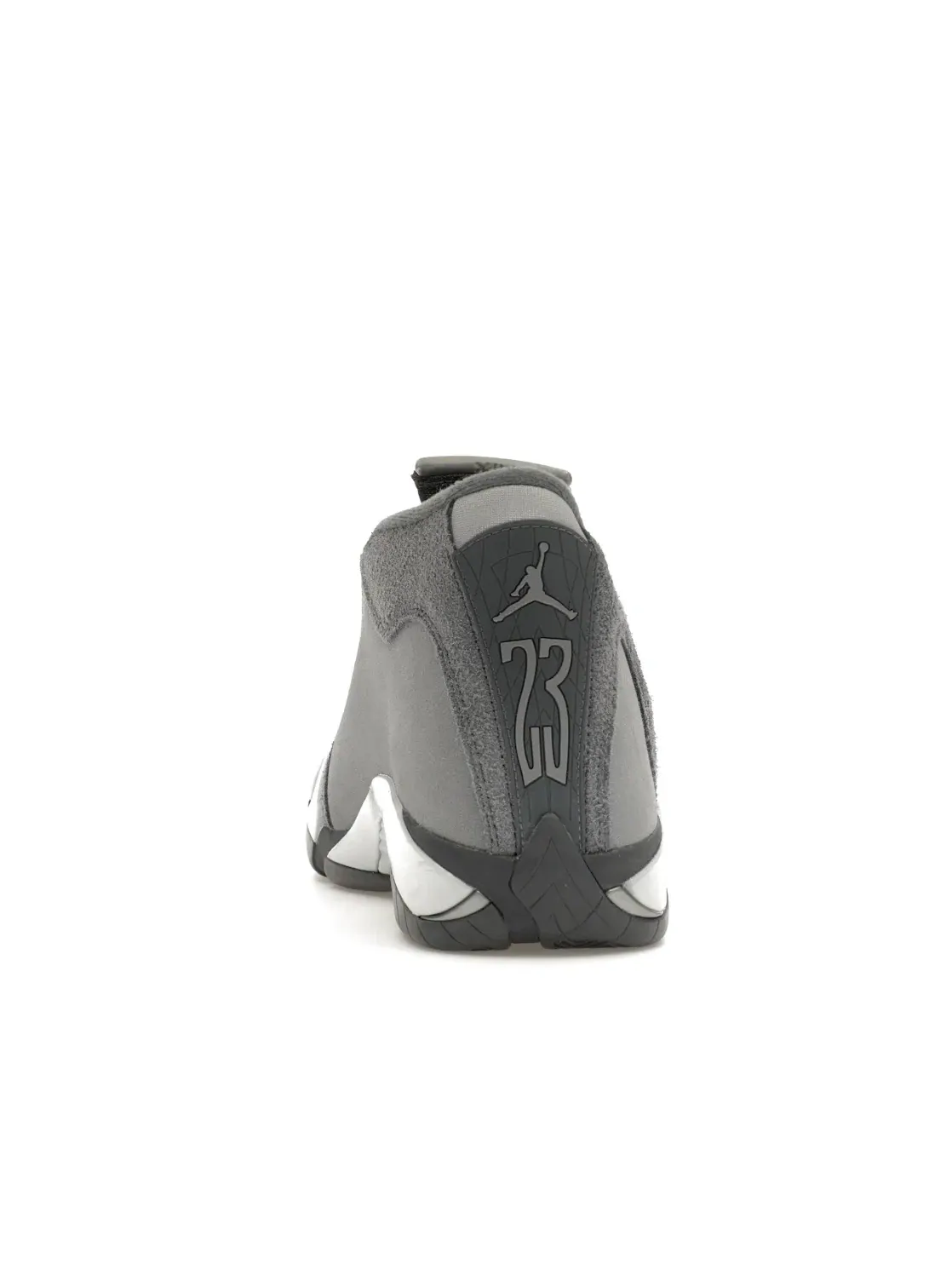 Мужские кроссовки замшевые Jordan 14 Retro — изображение 4 из 4, серый/серый/белый