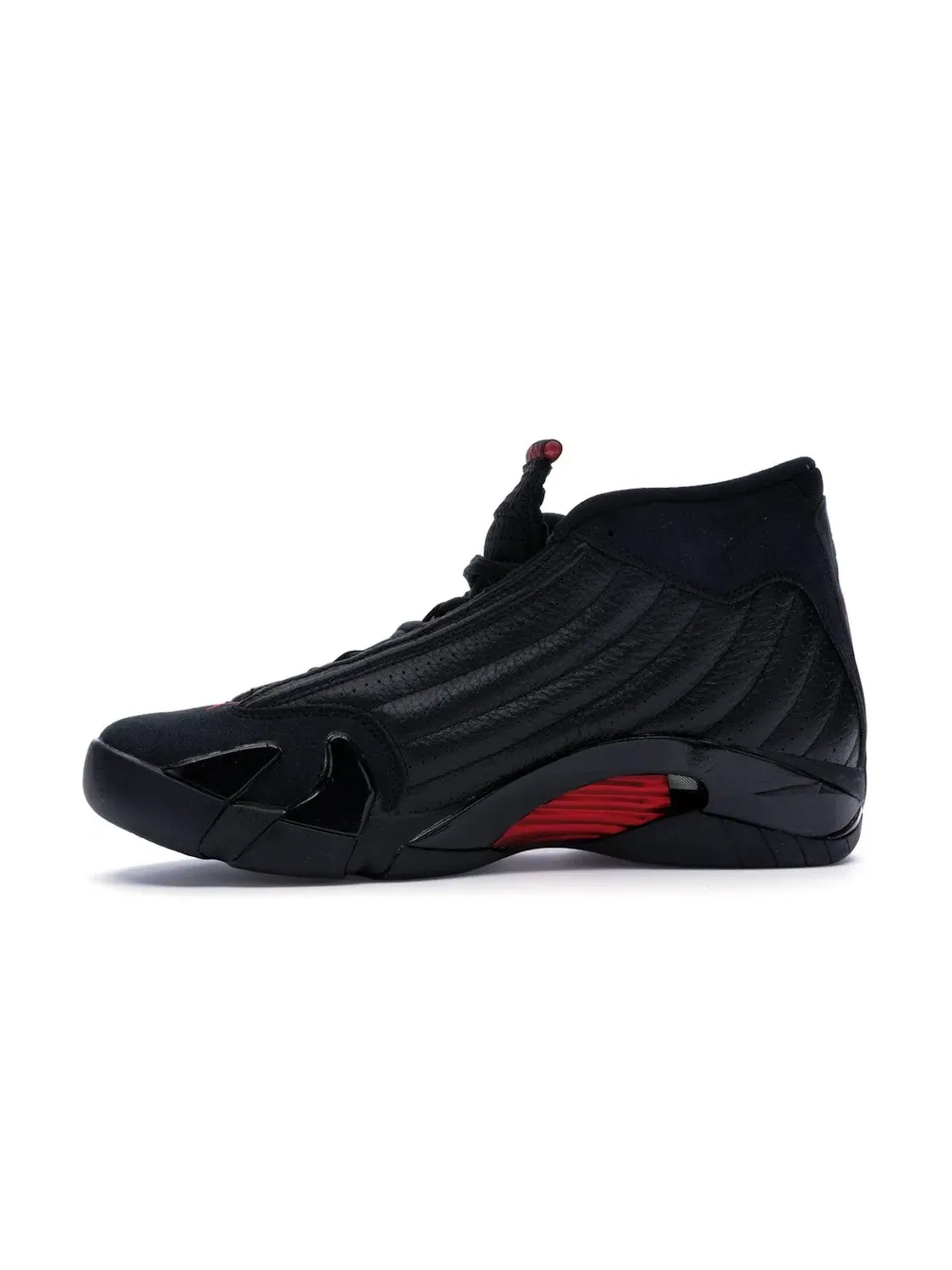 Мужские кроссовки с перфорированной кожей Jordan 14 Retro — изображение 3 из 4, черный/красный-черный