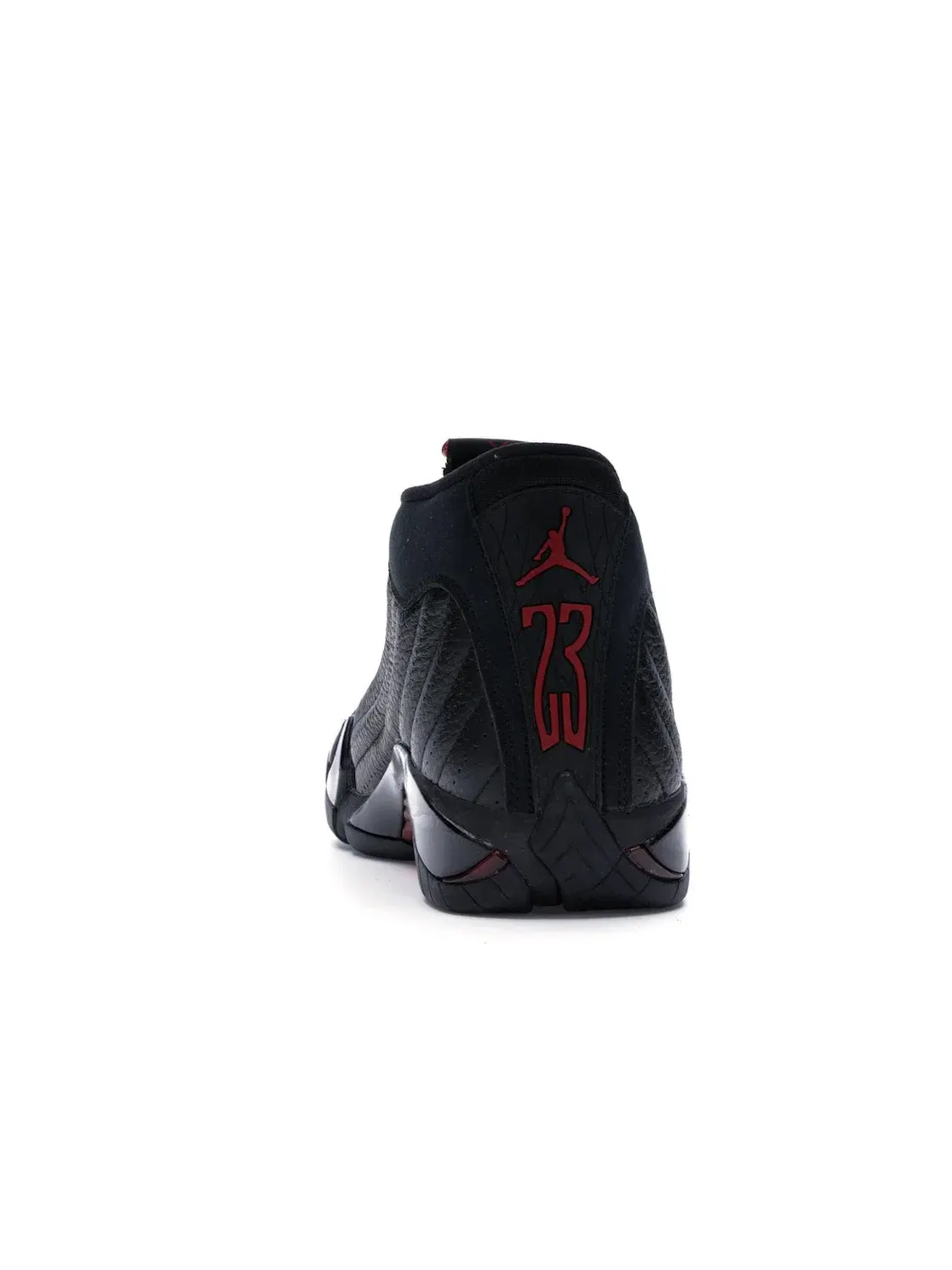 Мужские кроссовки с перфорированной кожей Jordan 14 Retro — изображение 4 из 4, черный/красный-черный