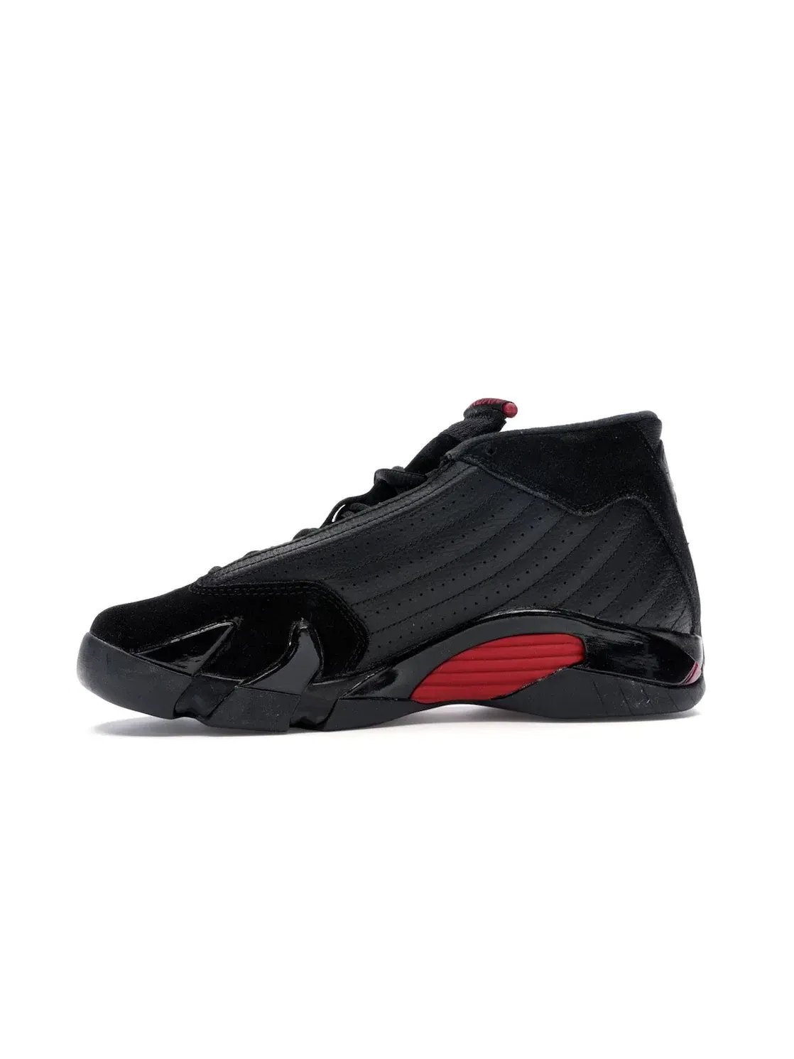 Детские кроссовки Lifestyle с кожаным верхом Jordan 14 Retro Jordan — изображение 3 из 4, черный/красный-черный