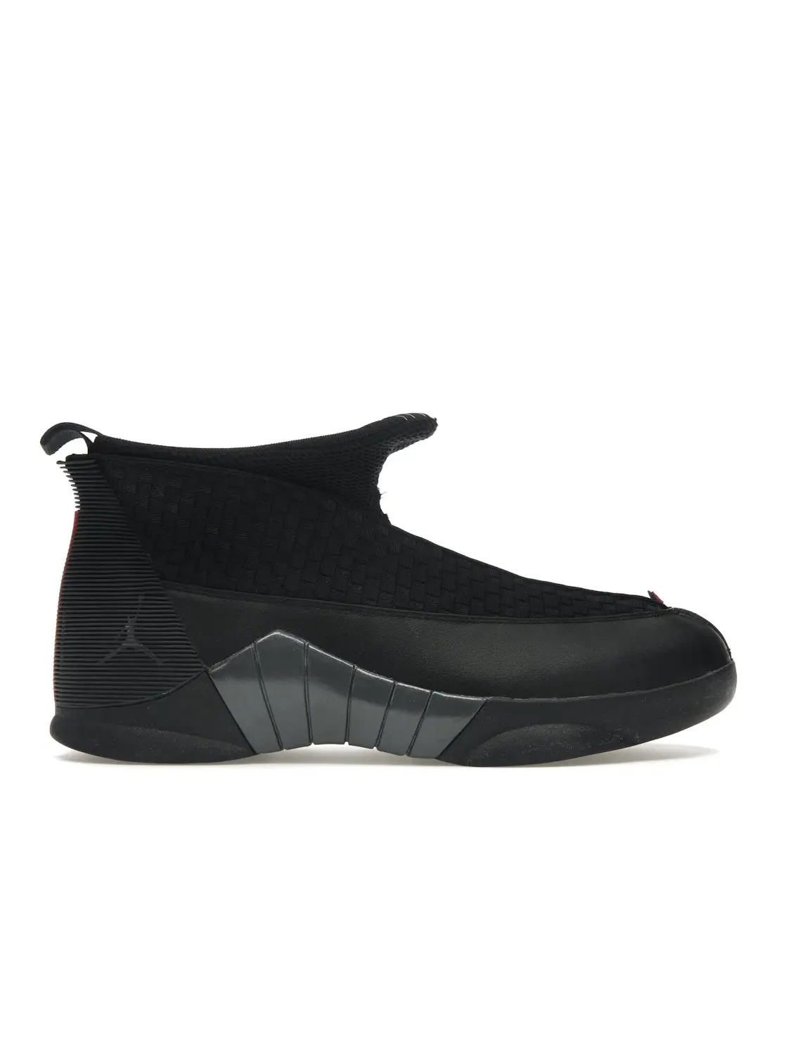 Мужские кроссовки с вплетенным узором Jordan 15 Retro Jordan — изображение 1 из 4, черный/красный