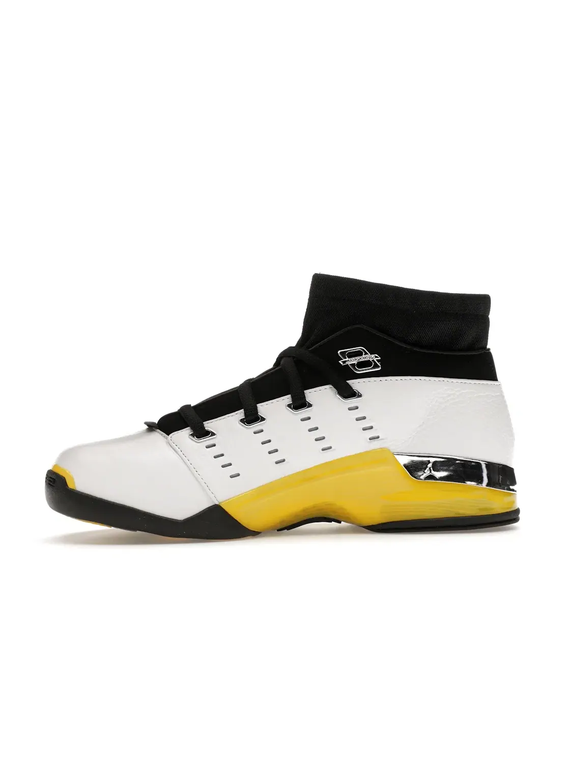 Мужские кроссовки с кожаным верхом Jordan 17 Retro Low Lightening Jordan — изображение 3 из 4, белый//черный
