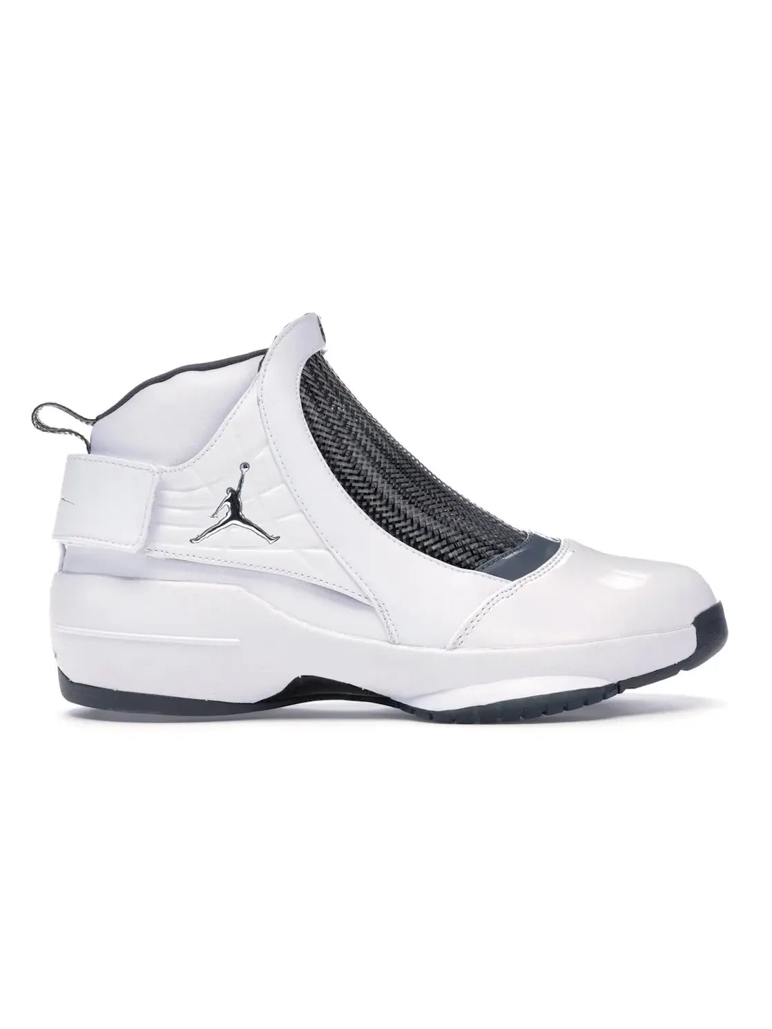 Мужские кроссовки Lifestyle с серебристыми акцентами Jordan 19 Retro — изображение 1 из 4, белый/-серый