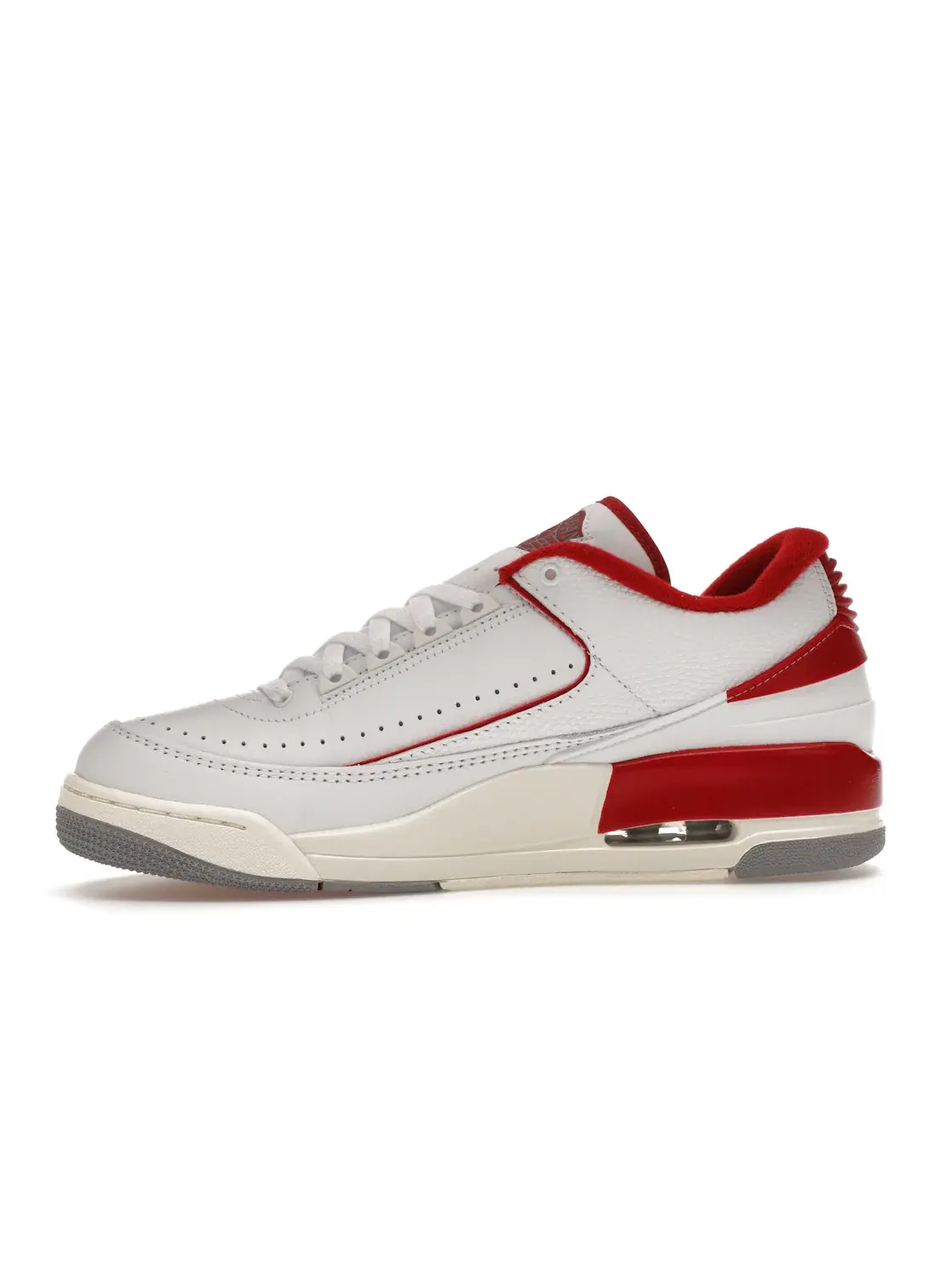 Мужские кроссовки Lifestyle с гибридным дизайном Jordan 2/3 White Varsity Red Jordan — изображение 3 из 4