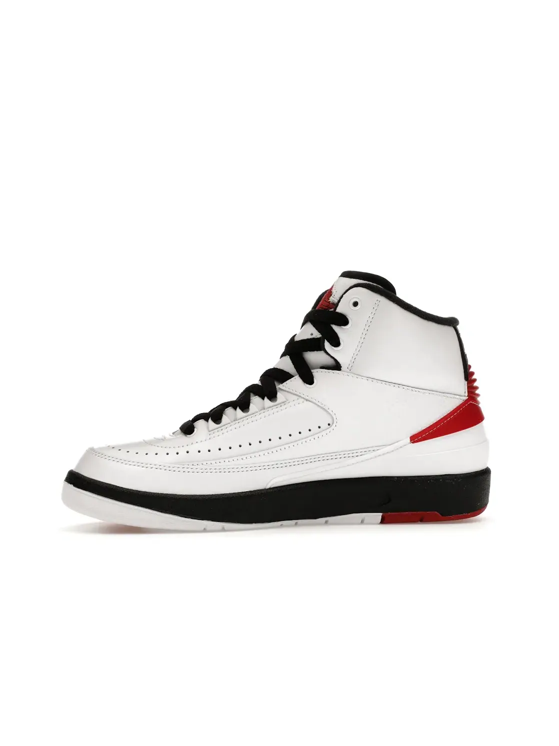 Детские кроссовки для мальчиков с принтом Jordan 2 Retro OG Jordan — изображение 3 из 4, белый/красный/черный