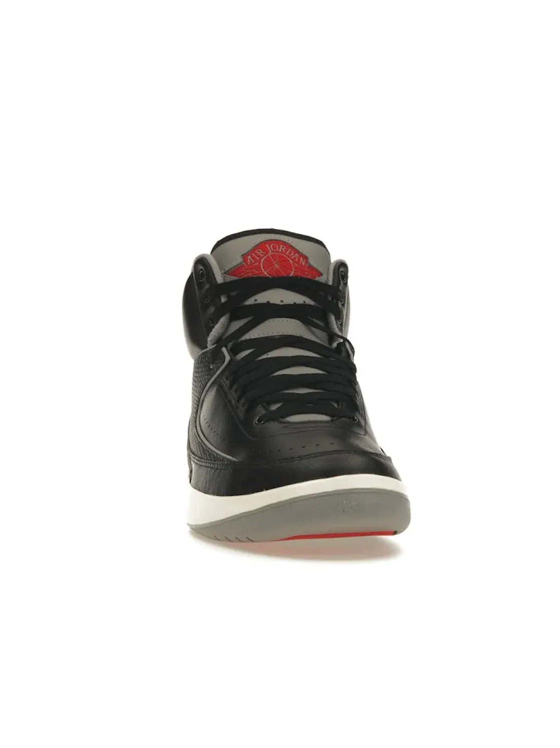 Мужские кроссовки с высоким профилем Jordan 2 Retro Jordan — изображение 2 из 4, черный/серый/красный