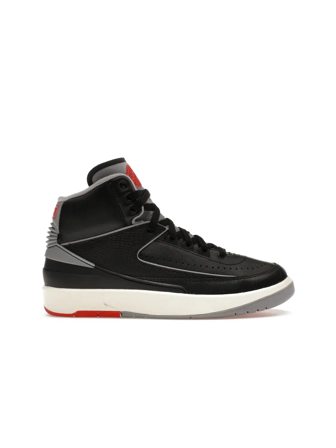 Детские кроссовки Lifestyle с принтом Jordan 2 Retro Jordan — изображение 1 из 4, черный/красный//серый