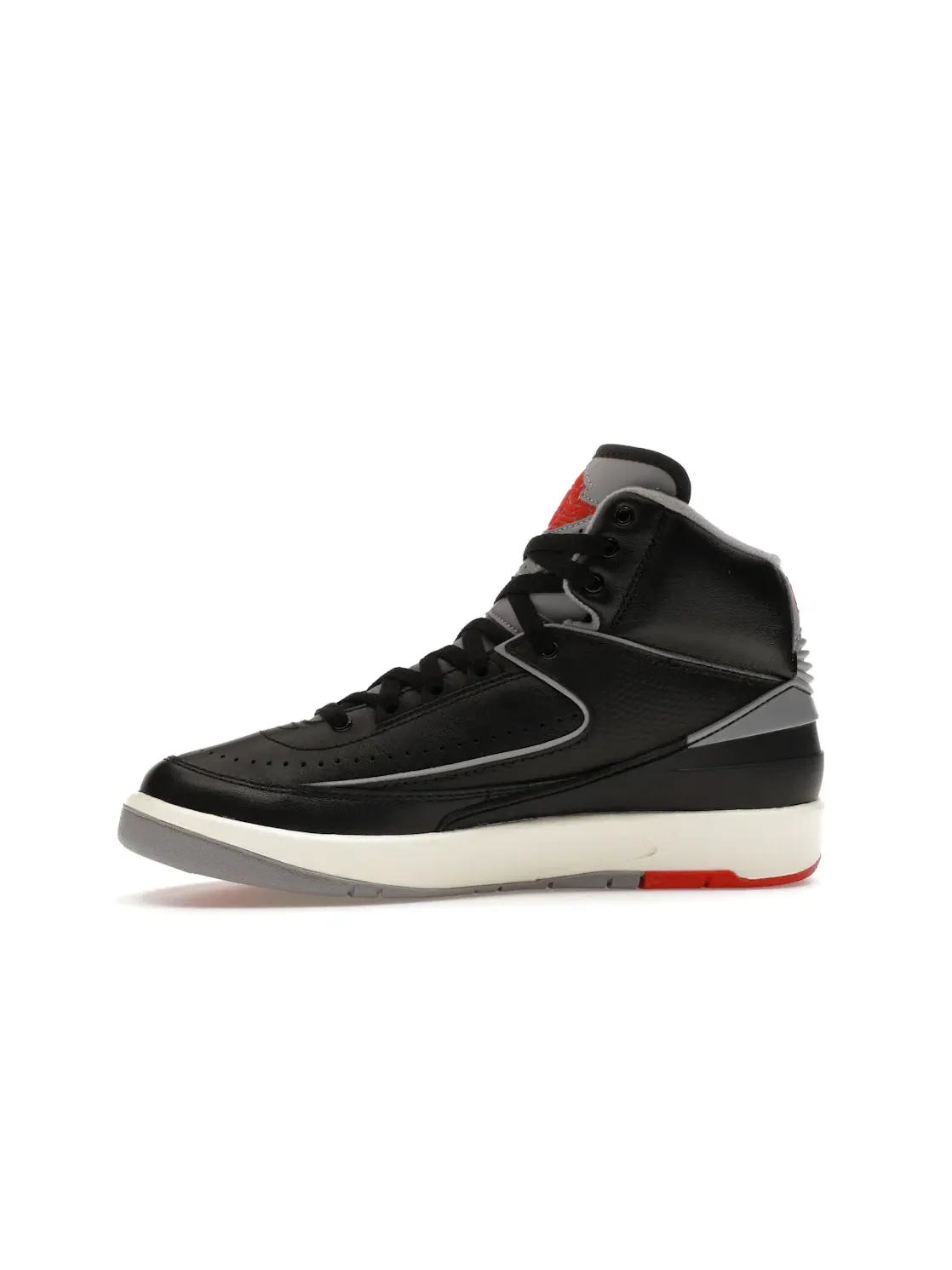 Детские кроссовки Lifestyle с принтом Jordan 2 Retro Jordan — изображение 3 из 4, черный/красный//серый