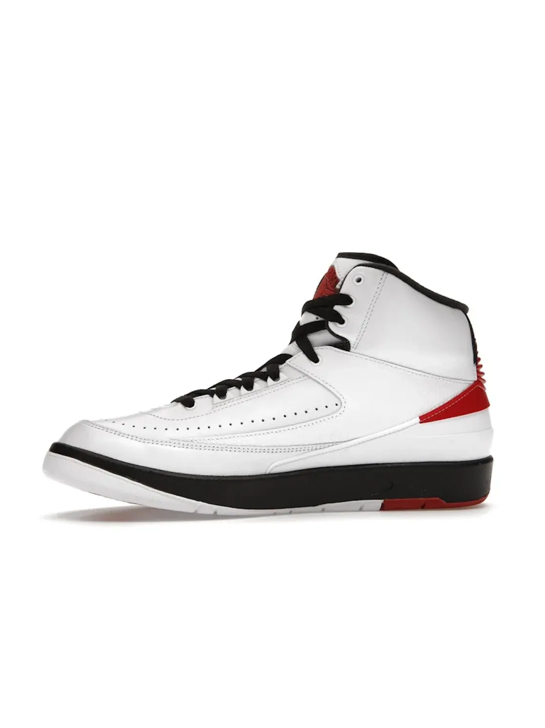 Мужские кроссовки с рельефной кожей Jordan 2 Retro OG Chicago Jordan — изображение 3 из 4, белый красный черный
