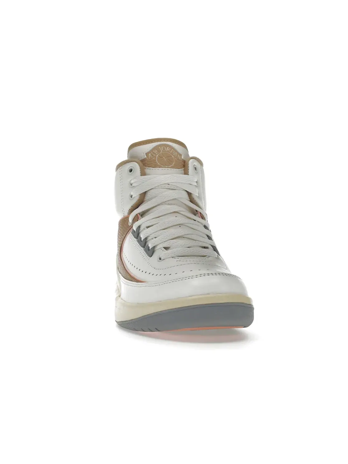 Женские кроссовки с кожаным верхом Jordan 2 Retro Craft Sunset Haze Jordan — изображение 2 из 4, светлый серый
