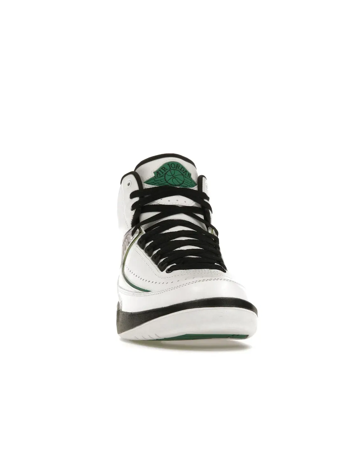 Мужские кроссовки высокие с принтом Jordan 2 Retro — изображение 2 из 4, белый//черный