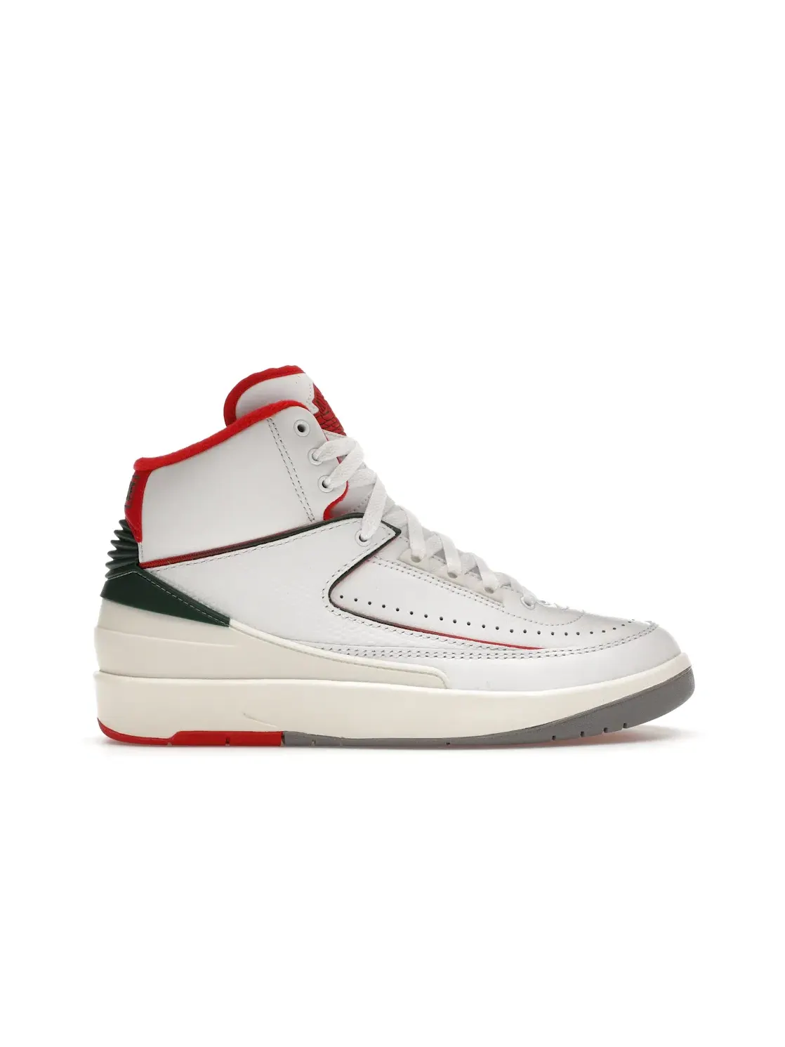 Детские кроссовки Lifestyle Jordan 2 Retro Jordan — изображение 1 из 4, белый/красный---серый