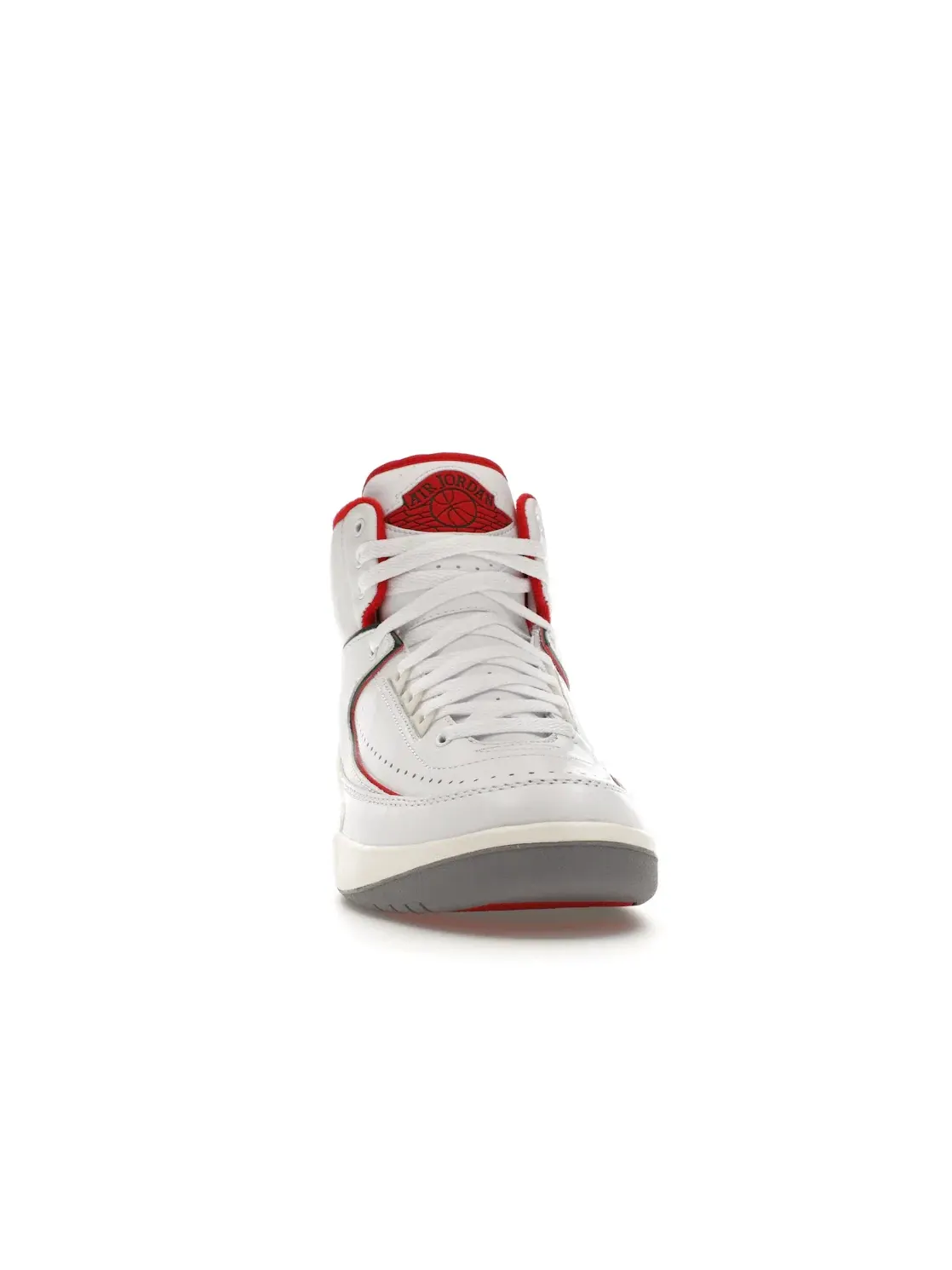 Детские кроссовки Lifestyle Jordan 2 Retro Jordan — изображение 2 из 4, белый/красный---серый