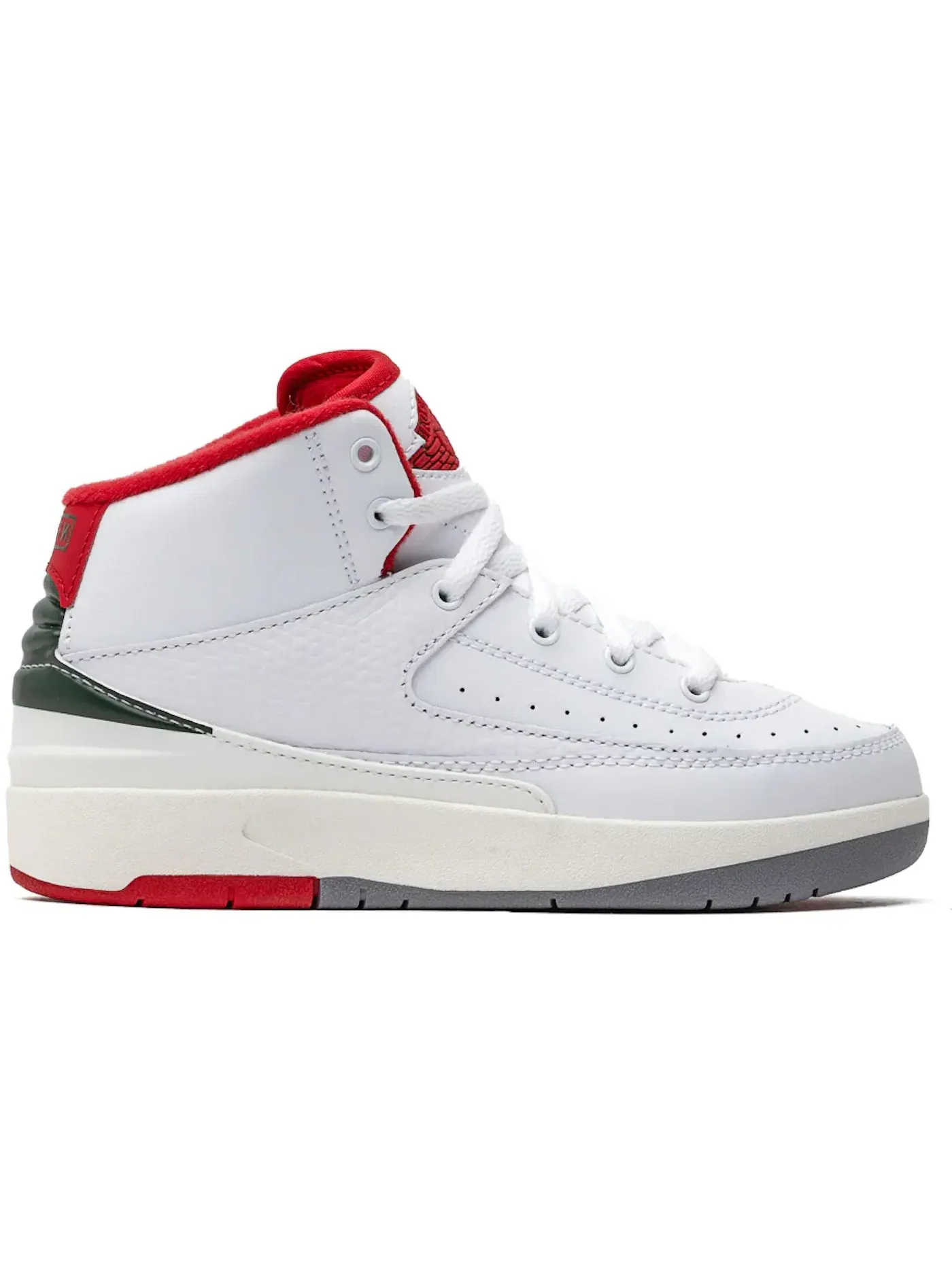 Детские кроссовки Lifestyle Jordan 2 Retro Jordan — изображение 1 из 1, белый/красный---серый