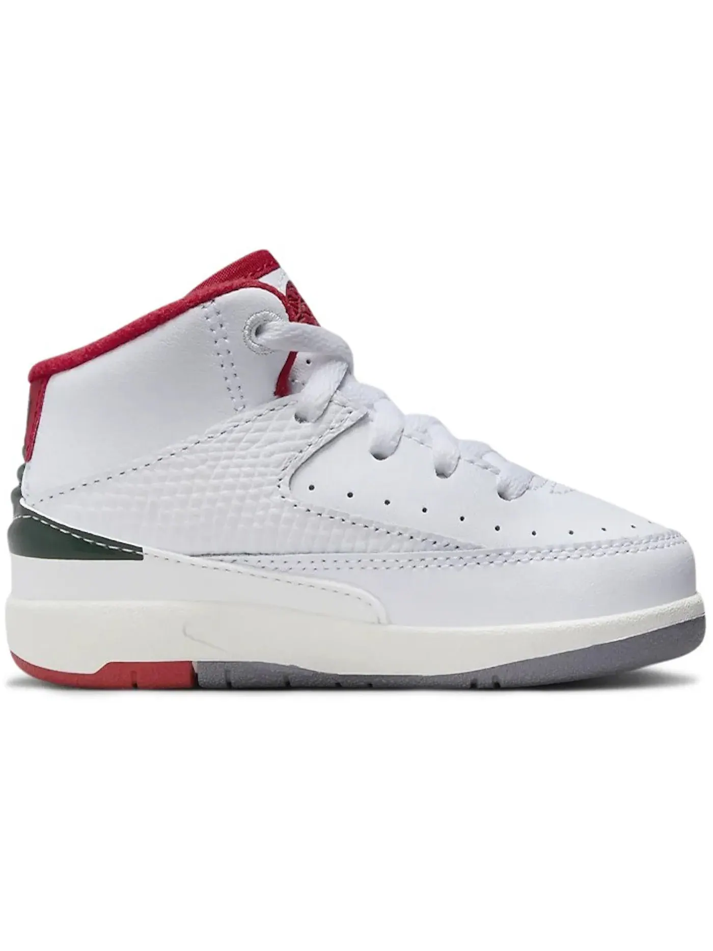 Детские кроссовки Lifestyle Jordan 2 Retro Jordan — изображение 1 из 1, белый/красный---серый