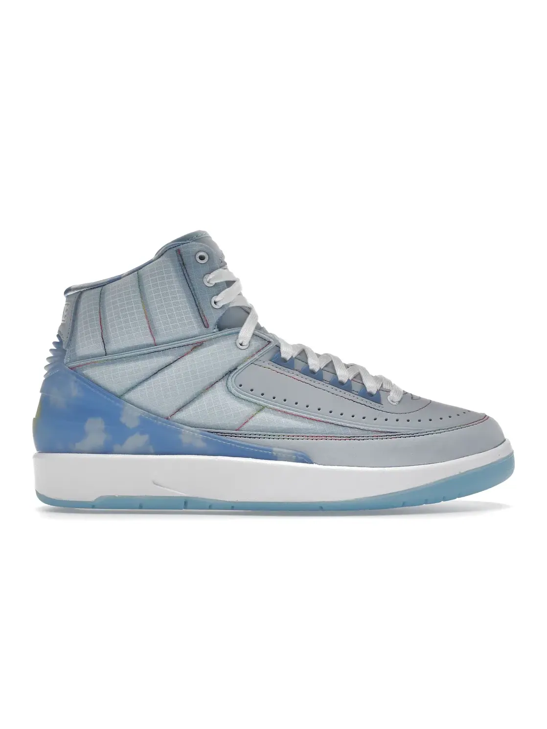 Мужские кроссовки Lifestyle с принтом Jordan 2 Retro — изображение 1 из 4, синий/белый-мульти