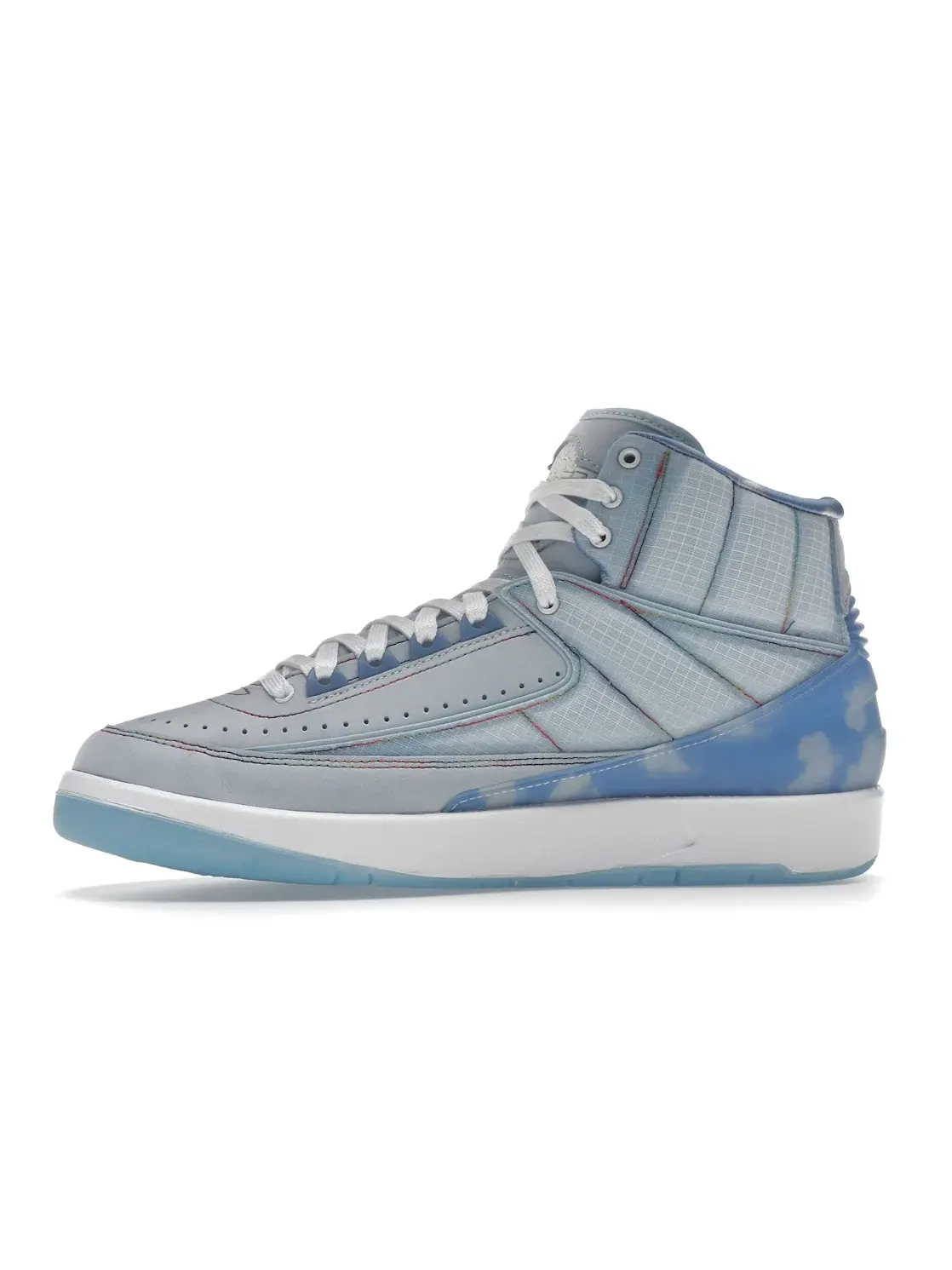 Мужские кроссовки Lifestyle с принтом Jordan 2 Retro — изображение 3 из 4, синий/белый-мульти