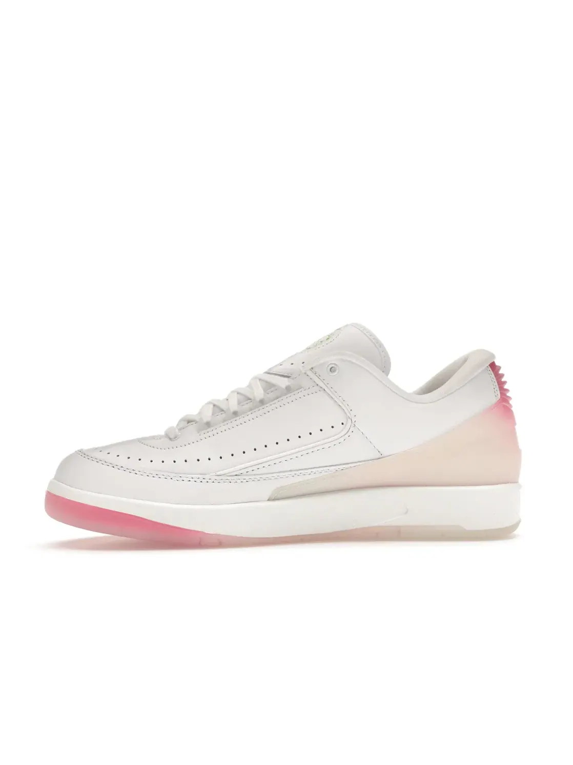Мужские кроссовки Lifestyle Jordan 2 Retro Low Jordan — изображение 3 из 4, белый/розовый//зеленый