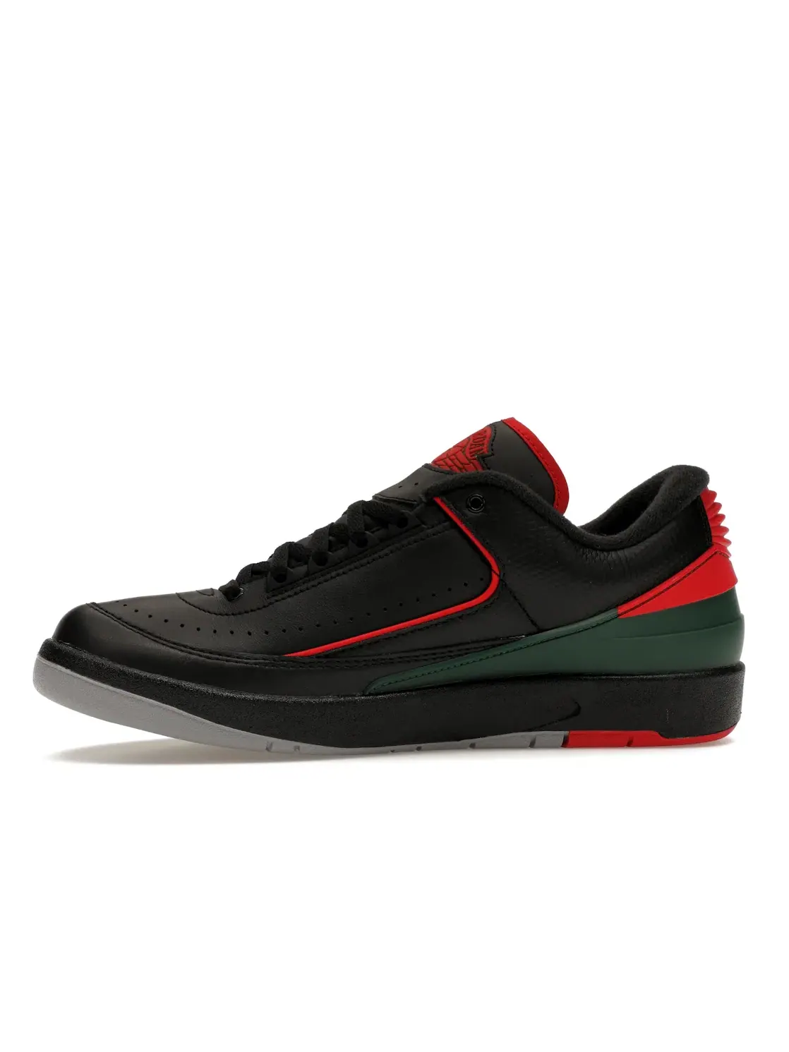 Мужские кроссовки с длинным язычком Jordan 2 Retro Low Jordan — изображение 3 из 4, черный/красный/серый