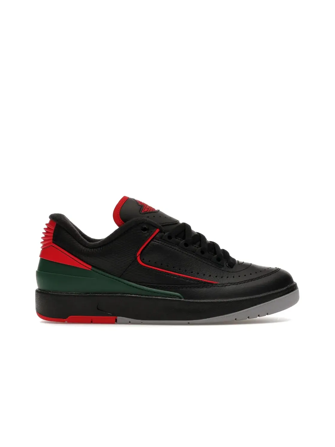Детские кроссовки Lifestyle Jordan 2 Retro Low Jordan — изображение 1 из 4, черный/красный/серый