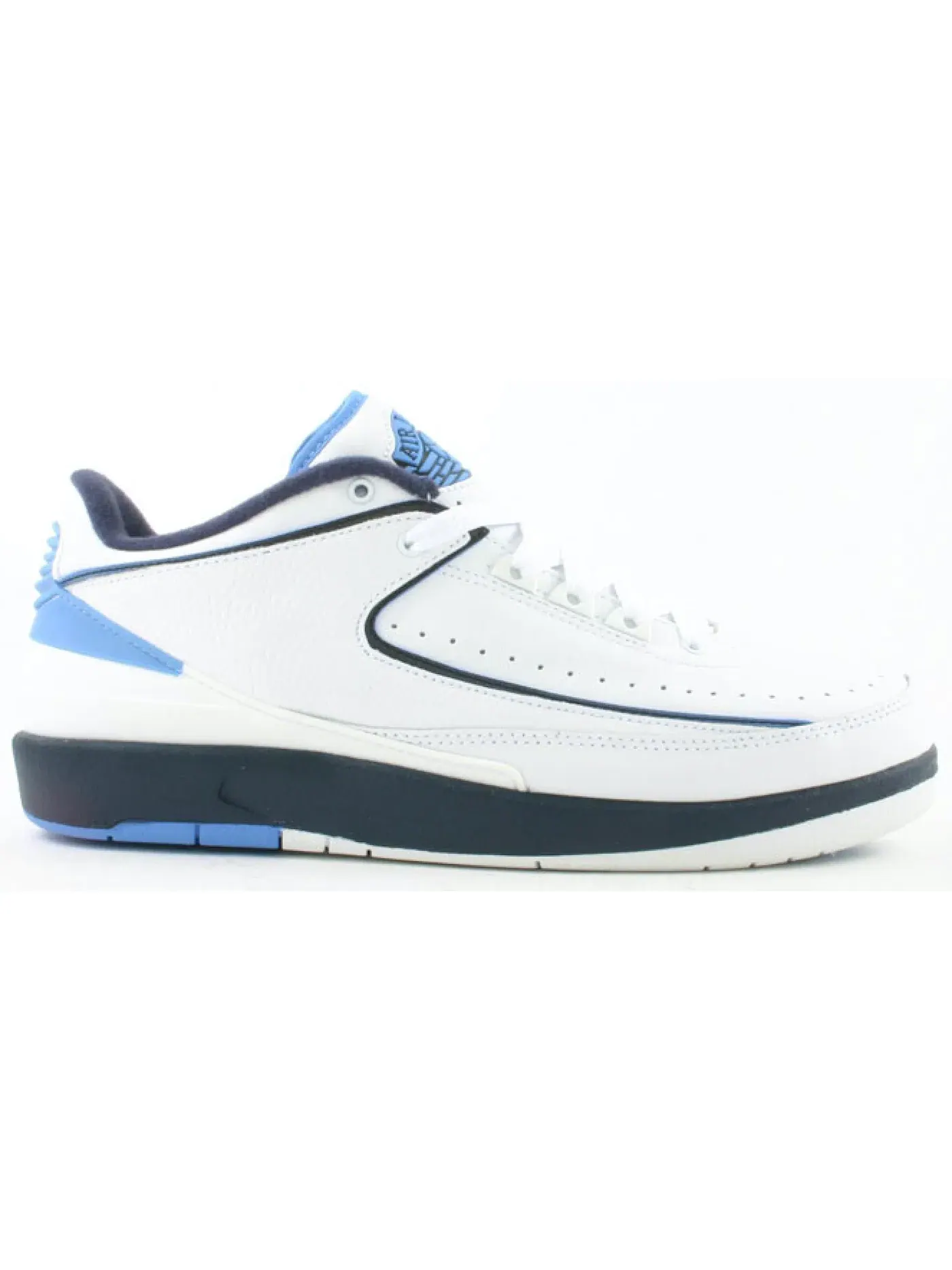 Мужские кроссовки lifestyle с принтом Jordan 2 Retro Low Jordan — изображение 1 из 1, белый/темно-синий-синий