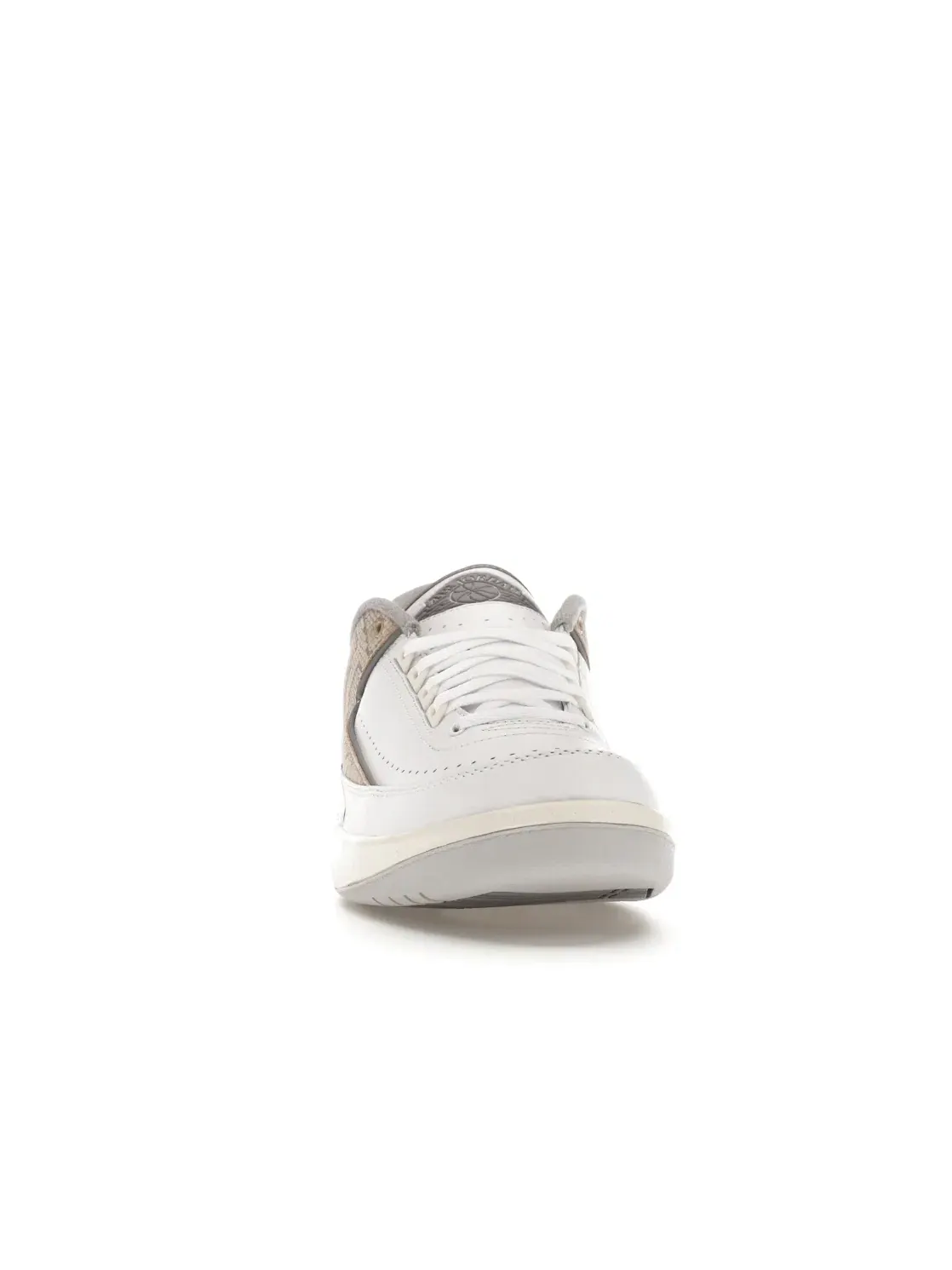 Мужские кроссовки Lifestyle с змеиным принтом Jordan 2 Retro Low Python Jordan — изображение 2 из 4, белый/серый//серый