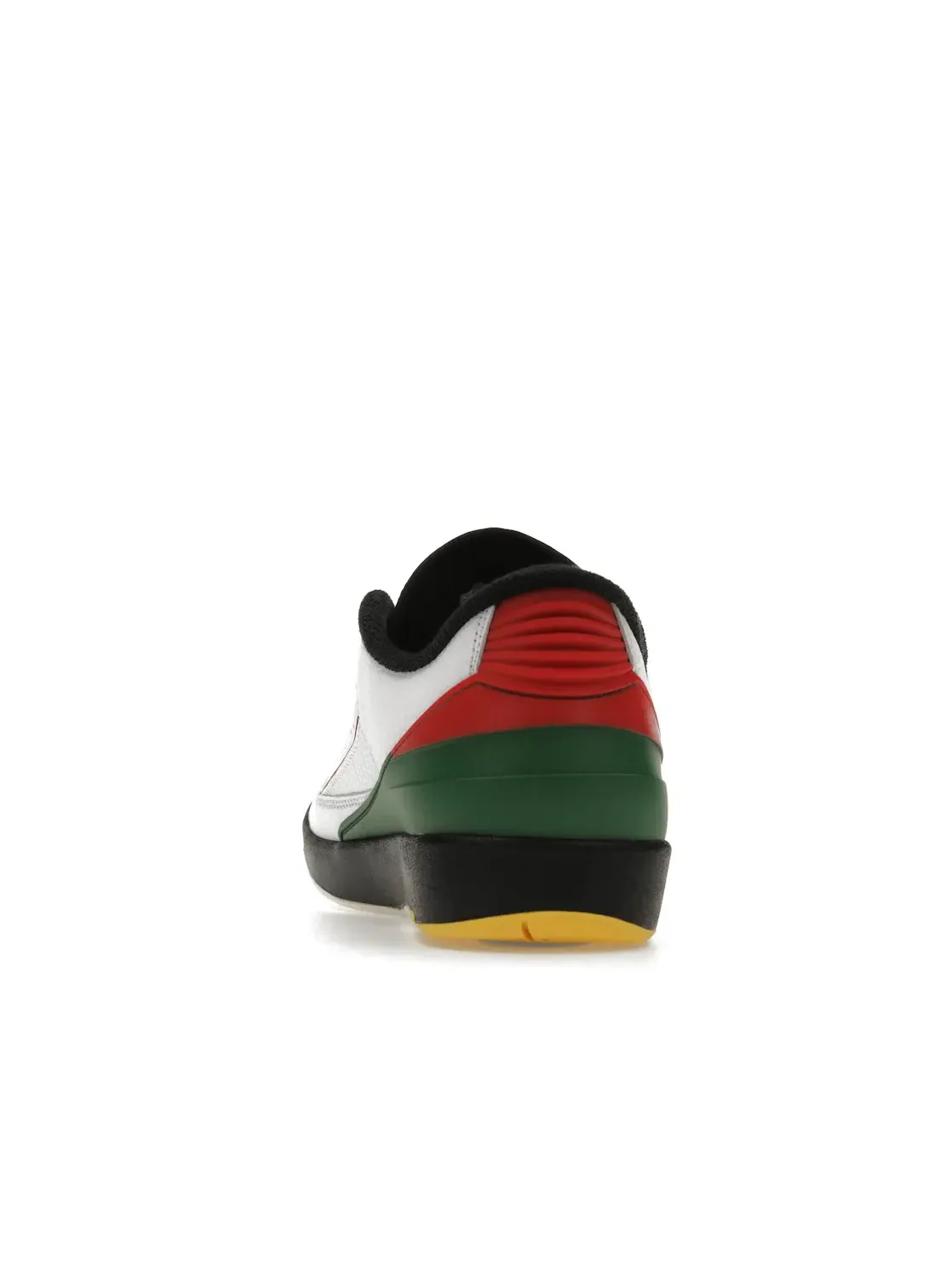 Мужские кроссовки Lifestyle с принтом Jordan 2 Retro Low Quai 54 — изображение 4 из 4, белый/зеленый-красный